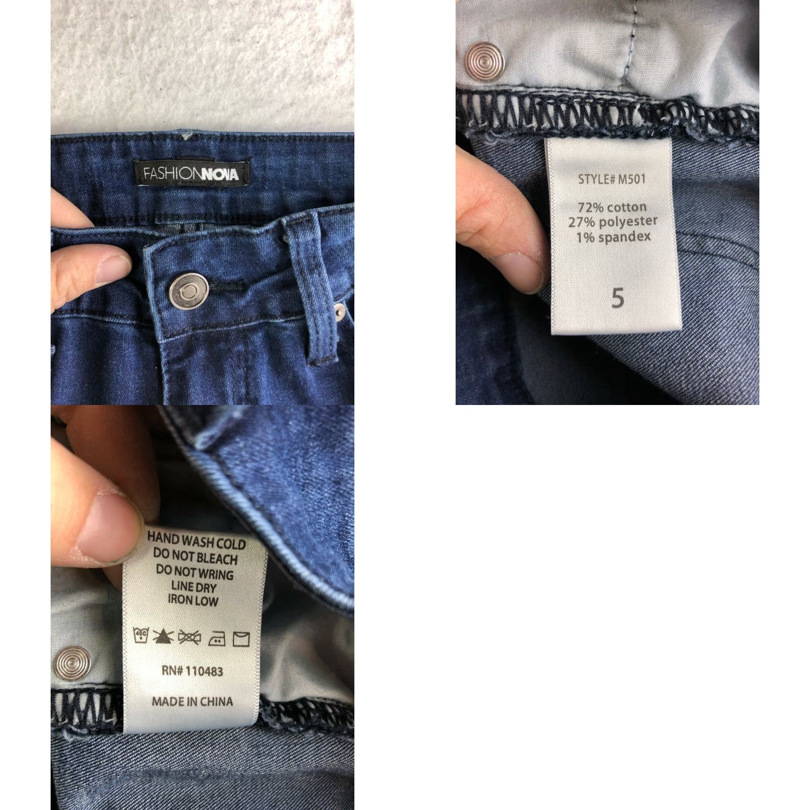 Fashion Nova VINTAGE Fashion Nova Jeans Shirt? No. Size 27" / US 4 / IT 40 - 8 Thumbnail