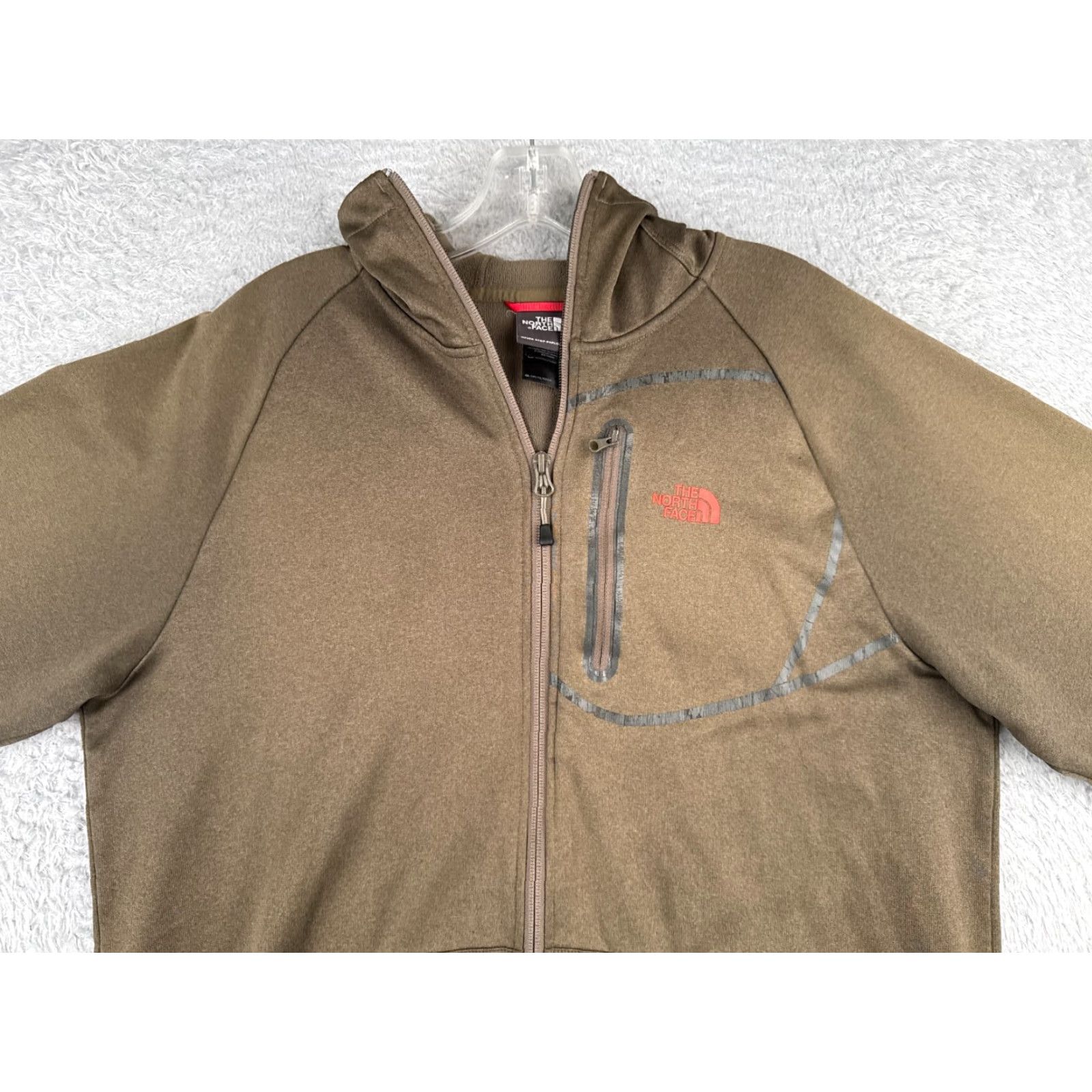 The North Face The North Face Jacket Men L Green Full Zip Windbreaker Polyester Pockets Logo Embroidered Outdoor Classic Hiking Size US L / EU 52-54 / 3 - 5 Thumbnail
