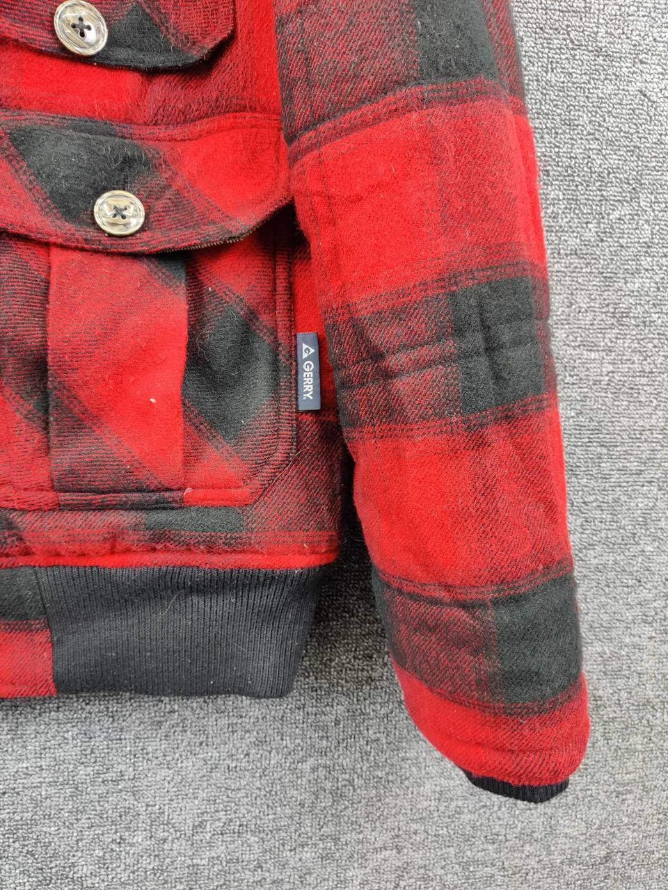 Japanese Brand Gerry Shadow Plaid Tartan Hoodie Jacket Size US L / EU 52-54 / 3 - 3 Thumbnail