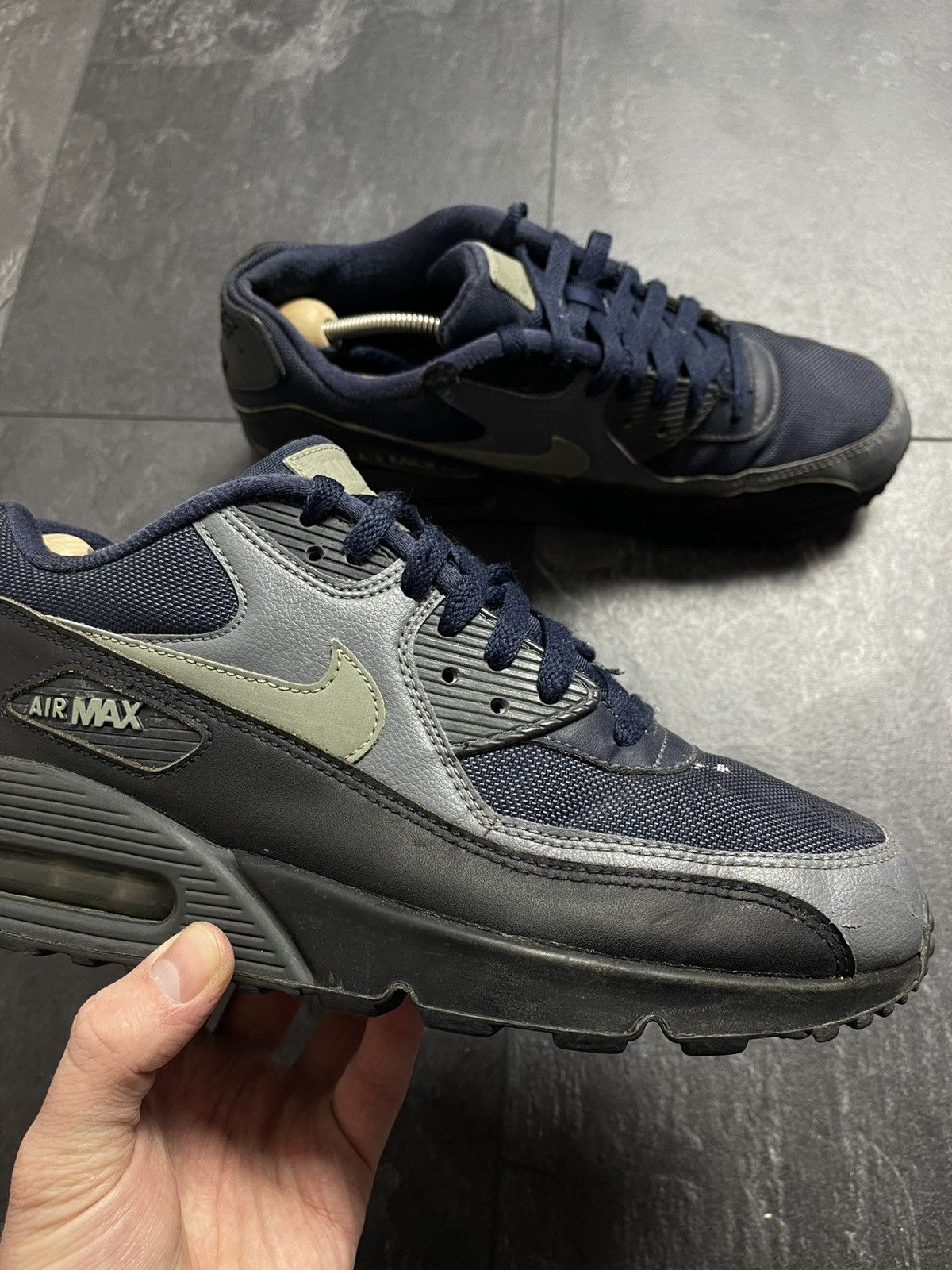 Nike × Streetwear × Vintage Vintage Nike air max 90 essential obsidian Size US 10 / EU 43 - 3 Thumbnail