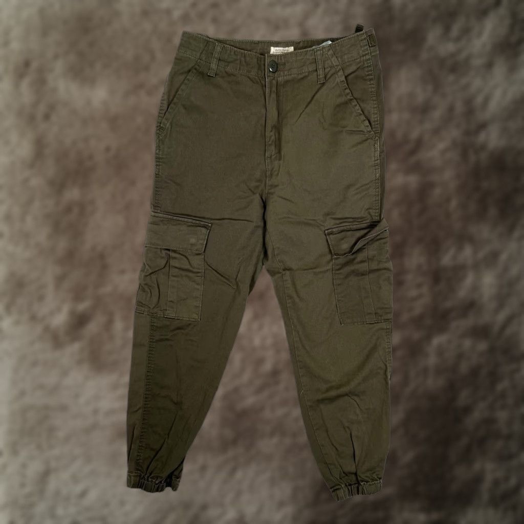 Levi's Levi's Cargo Pants Womens 27 Green Twill Tapered Cuffed Adjustable Utility Size 27" / US 4 / IT 40 - 1 Thumbnail