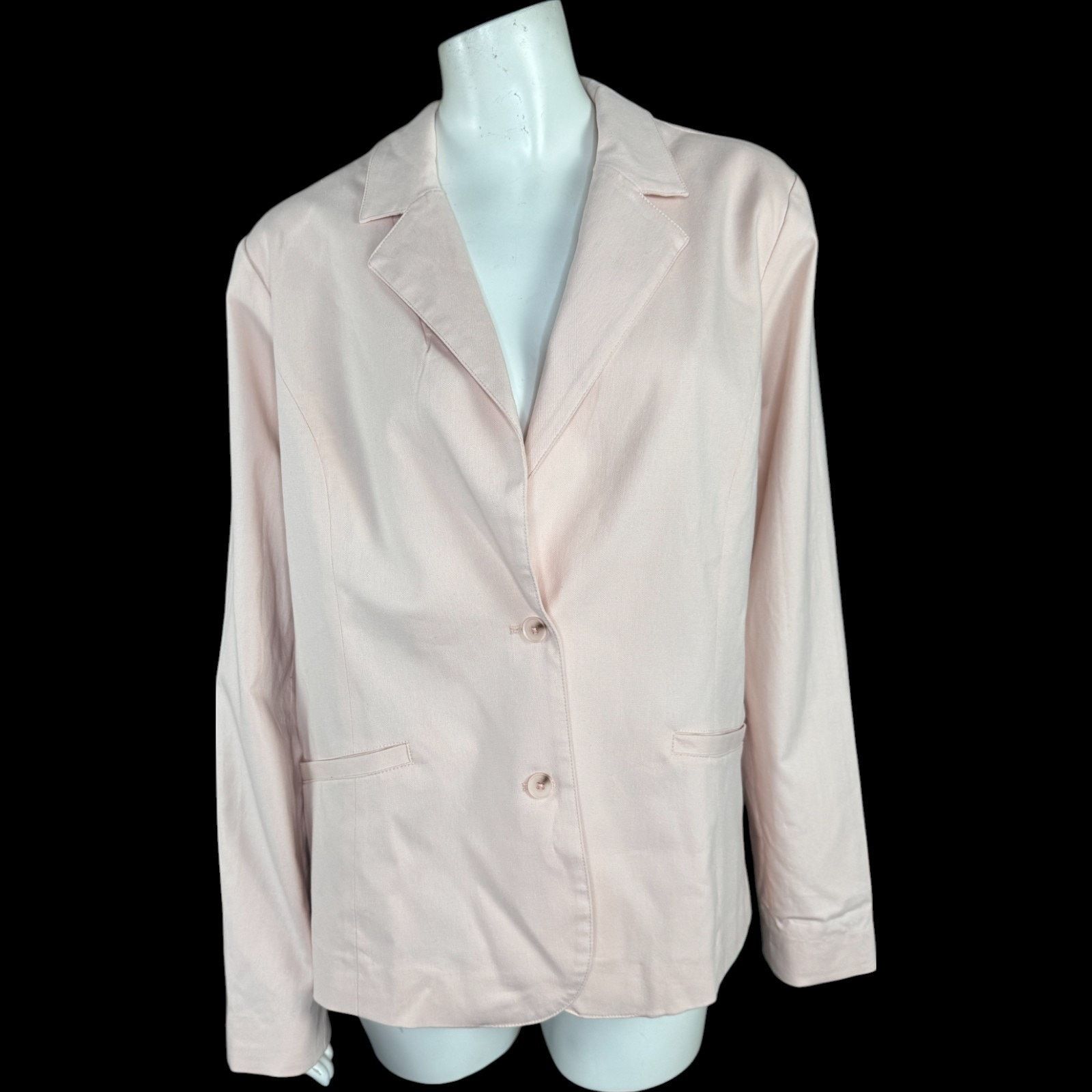 Other Lawrence Zarian Blazer Large Pink NWOT BEAUTIFUL Cotton Size L / US 10 / IT 46 - 1 Thumbnail