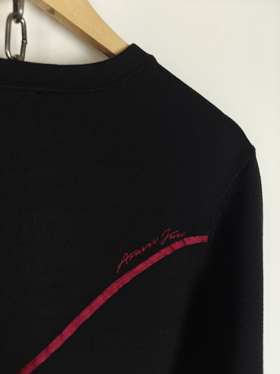 Armani Armani Jeans Sweatshirt Crewneck Black size M Size M / US 6-8 / IT 42-44 - 8 Thumbnail