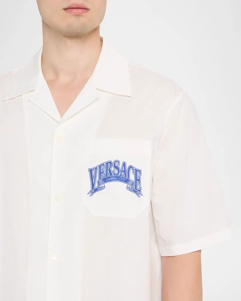 Versace Versace Medusa Logo Button Down Size US M / EU 48-50 / 2 - 2 Thumbnail