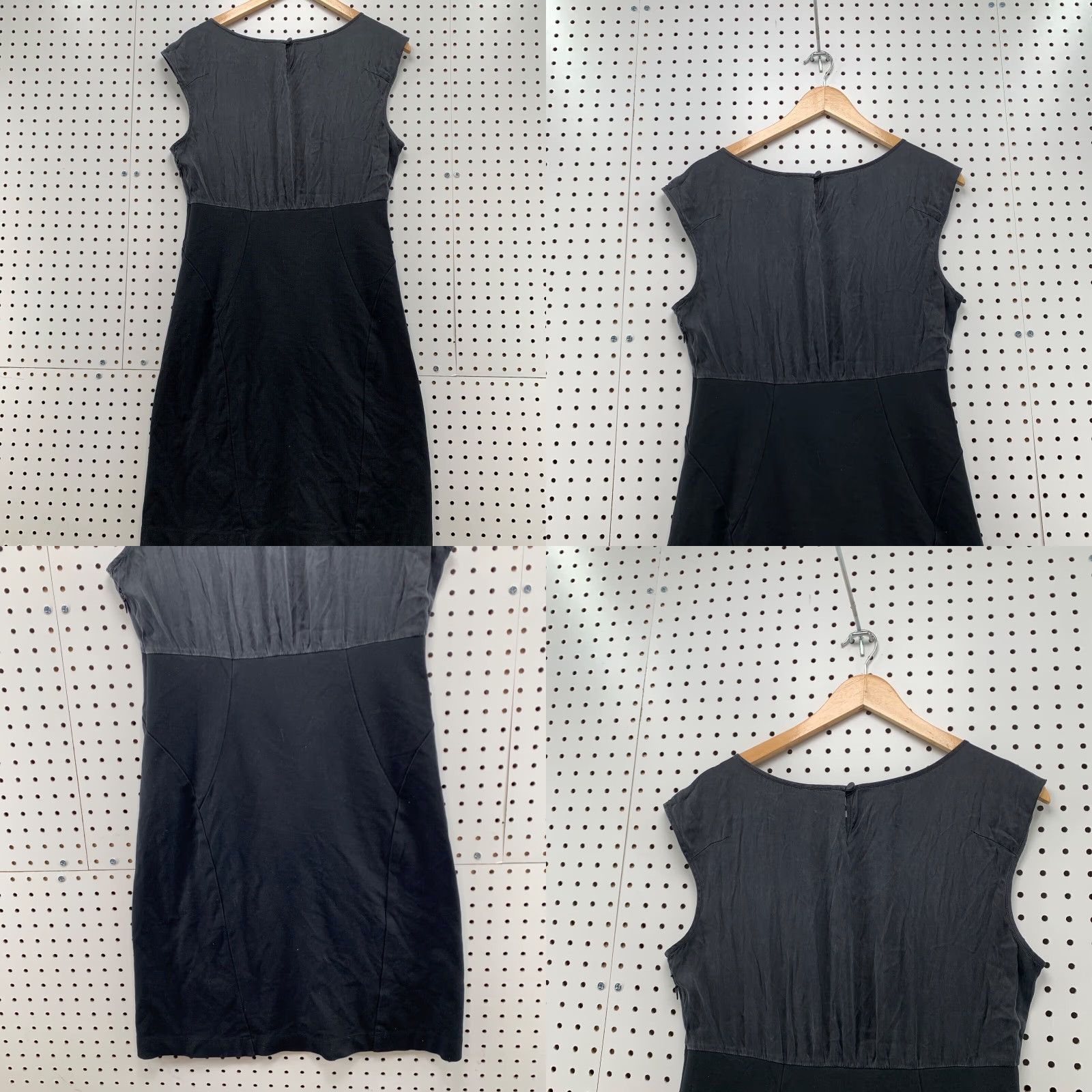 Theory Theory Dart Mini Dress Black Size 12 Womens Fit & Flare Sleeveless Round Neck Size XL / US 12-14 / IT 48-50 - 9 Thumbnail