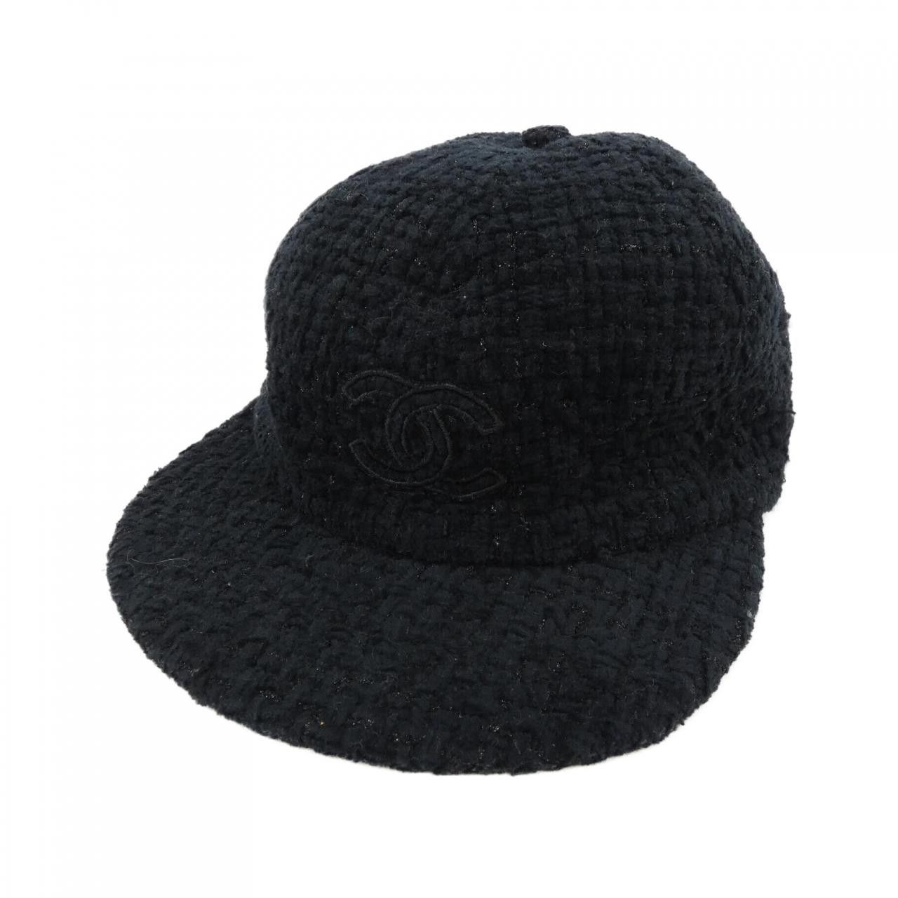 Chanel Chanel Chanel Cotton Wool Silk Blend Cap Textile Hats AA8562B09111 DUTY FREE for USA Size ONE SIZE - 1 Thumbnail