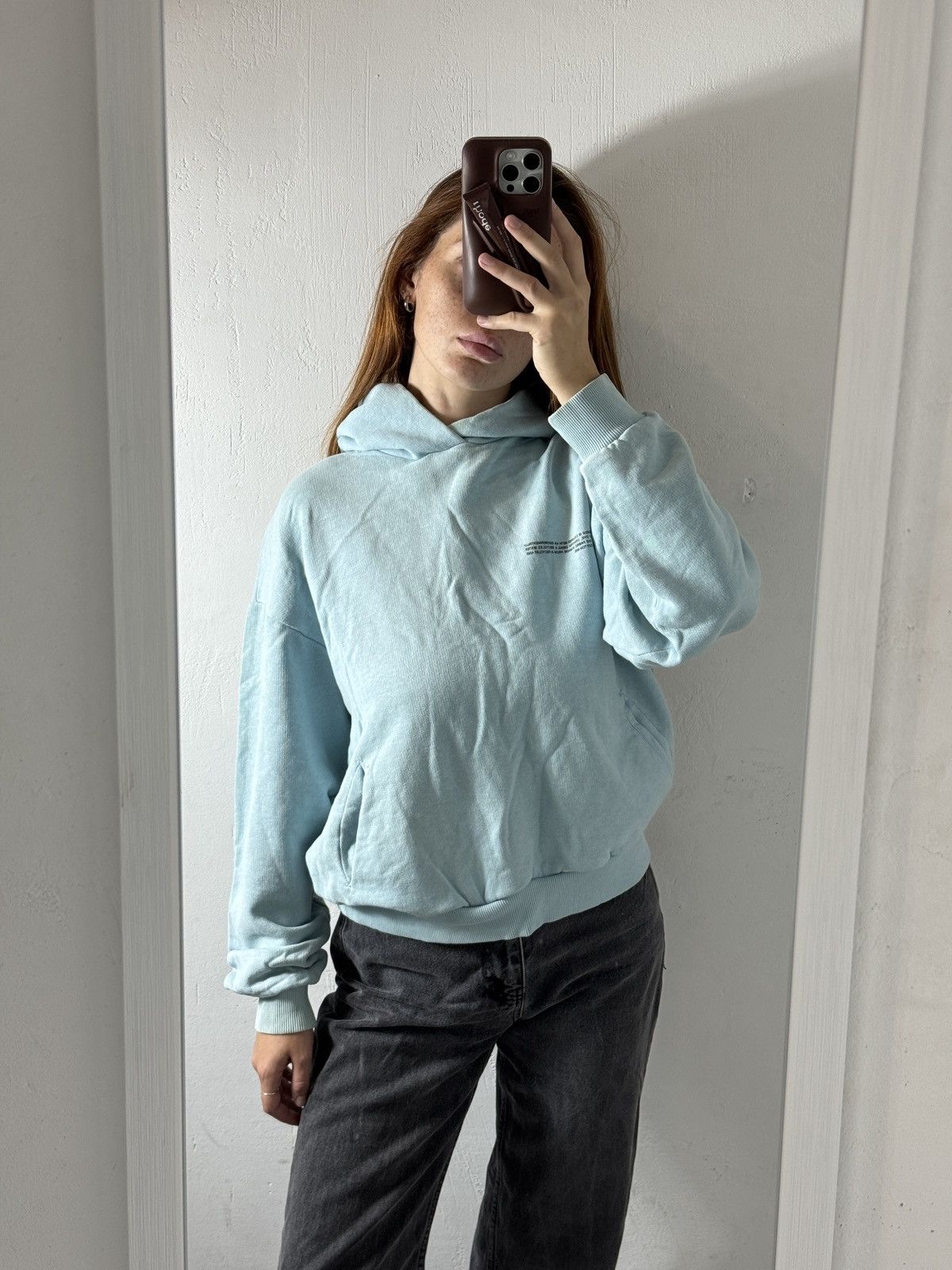 Pangaia VINTAGE PANGAIA 2000s BLUE BOXY HOODIE Size S / US 4 / IT 40 - 2 Thumbnail