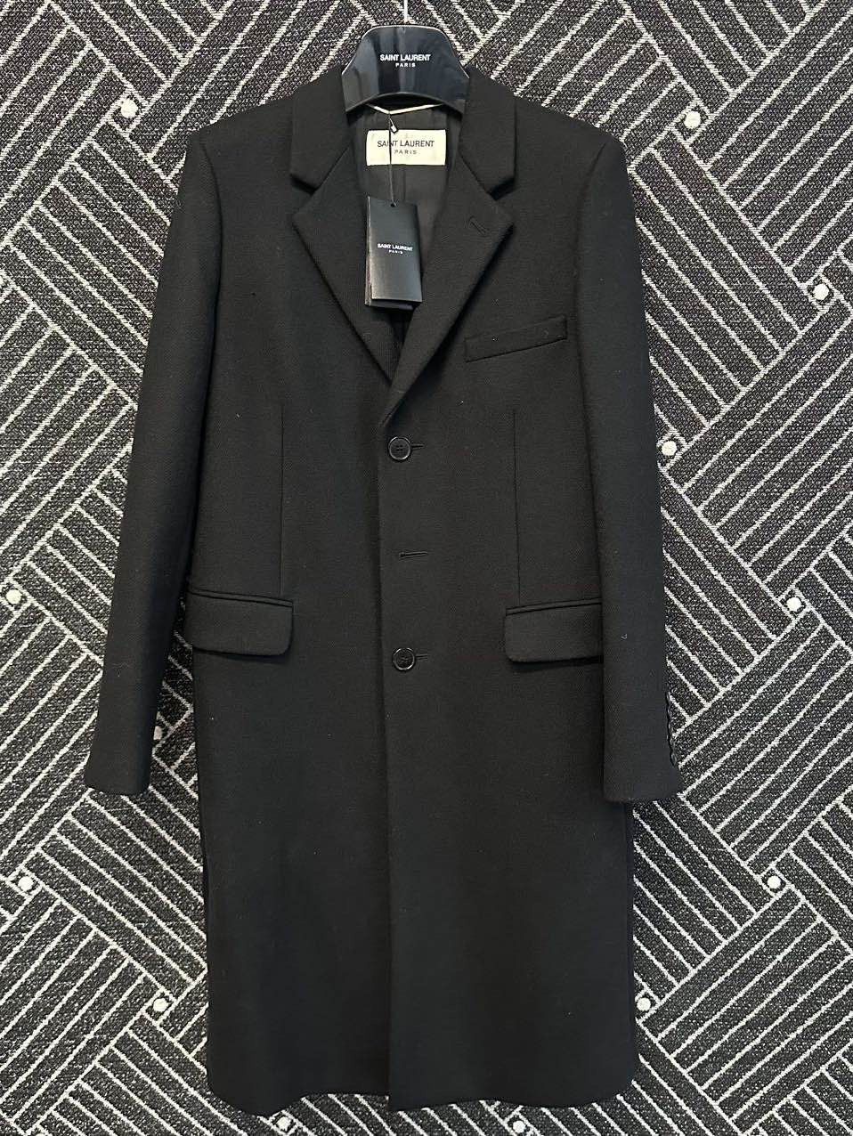 Saint Laurent Paris Saint Laurent Wool Coat Size 38 Size S / US 4 / IT 40 - 1 Thumbnail