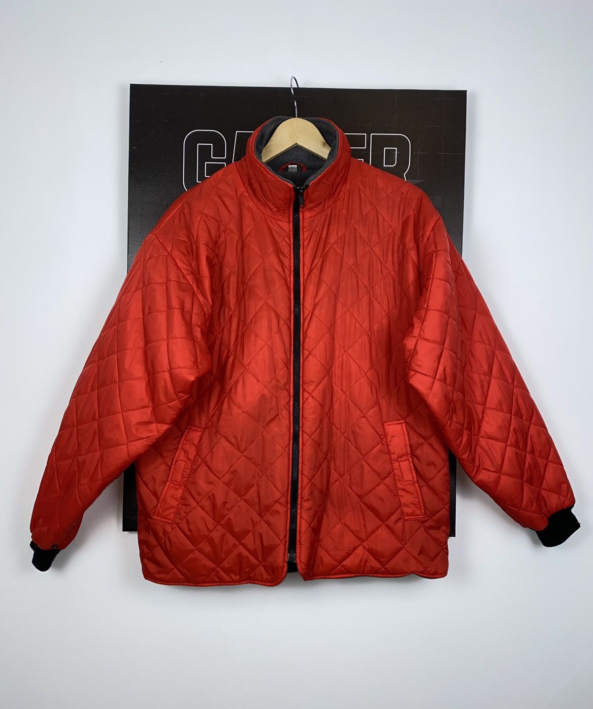 Formula 1 🚨 90s Shell Vintage Quilt Lining Red Nylon Jacket Formula 1 Size US M / EU 48-50 / 2 - 1 Thumbnail