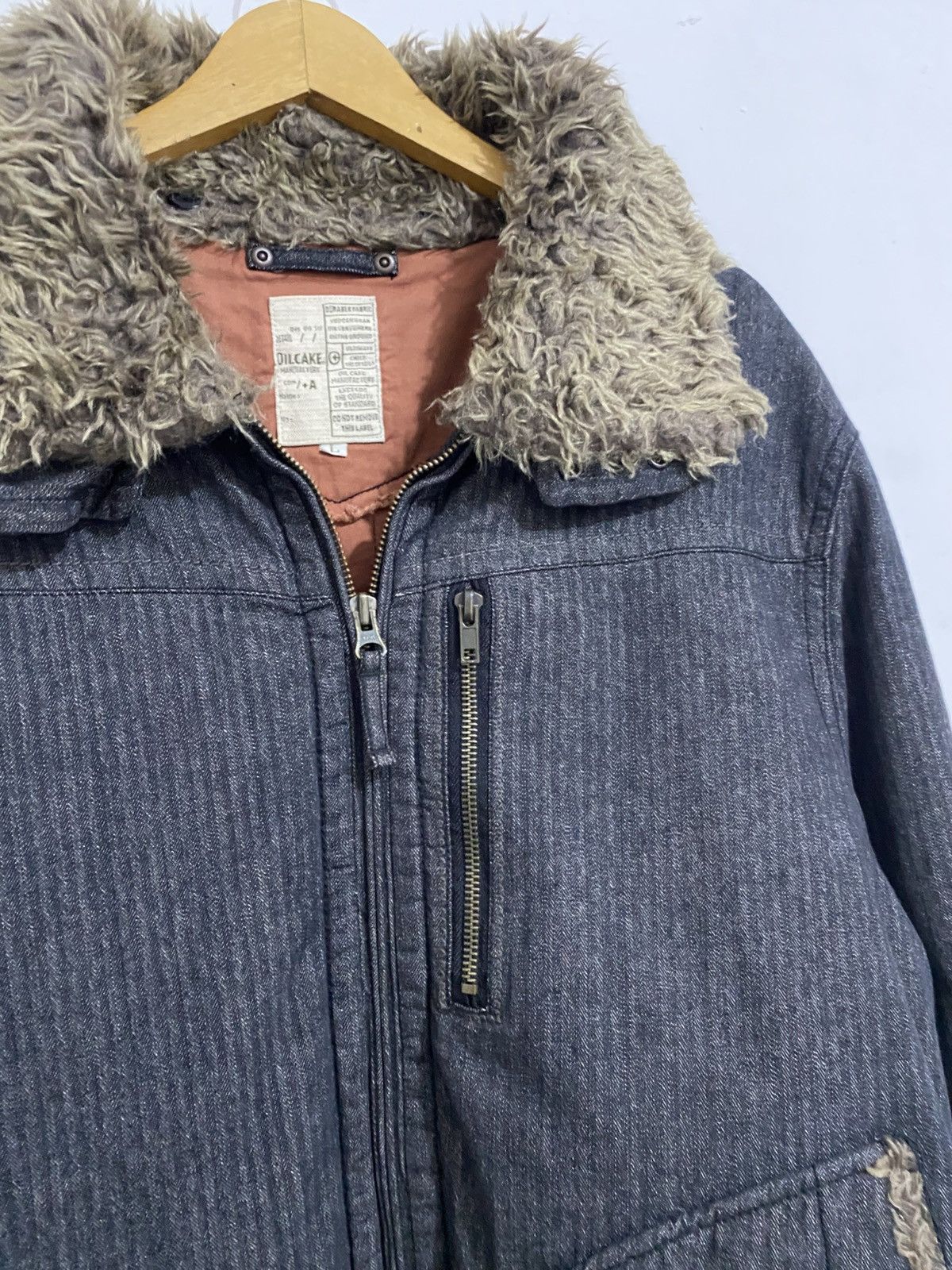 If Six Was Nine × Japanese Brand × Le Grande Bleu (L.G.B.) 💸BINDINGOFFER💸Oilcake denimfur jacket lgb ifsixwasnine Size US L / EU 52-54 / 3 - 4 Thumbnail