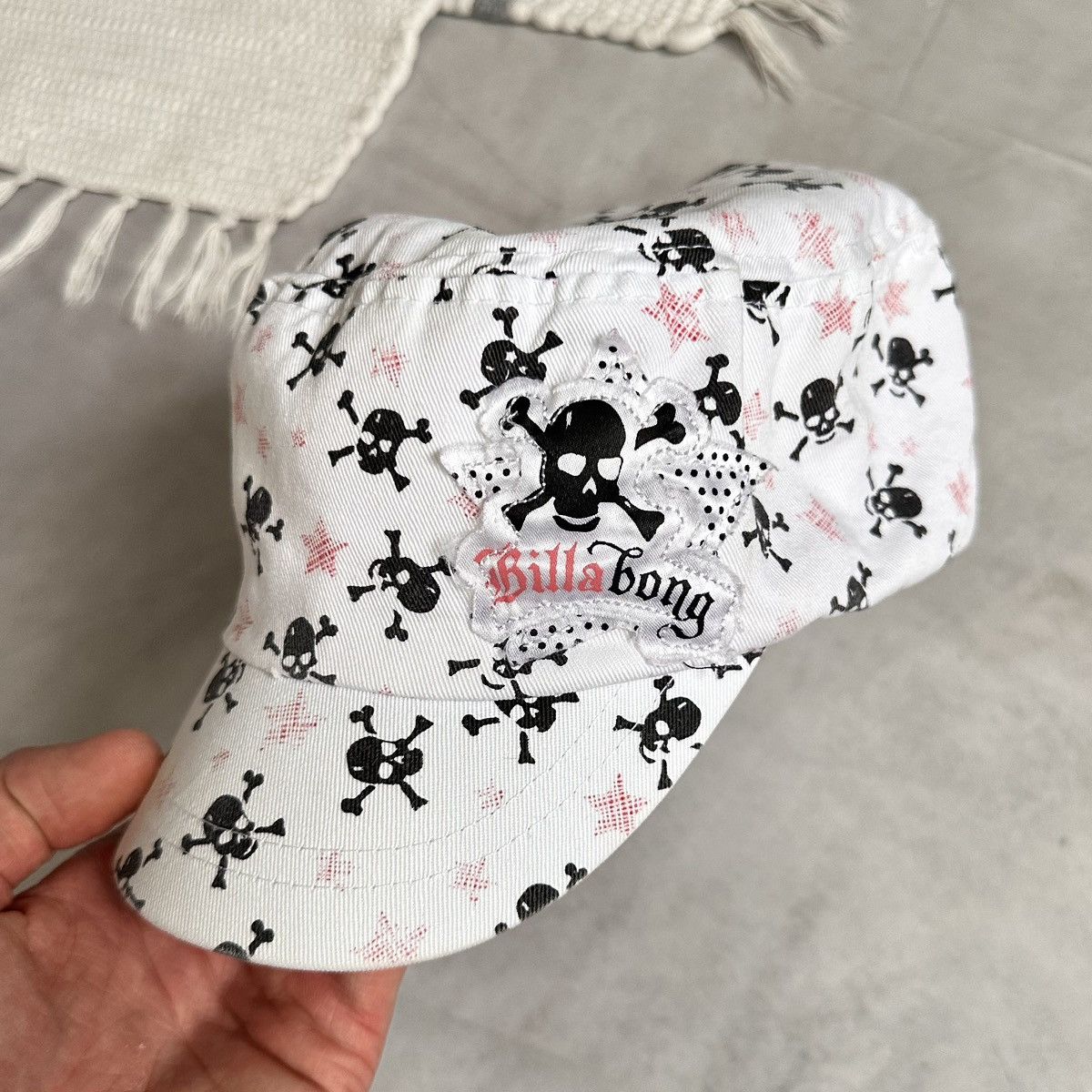 Hysteric Glamour Y2K Billabong Army Military Skull Cadet Cap Hat Japan Size ONE SIZE - 2 Thumbnail