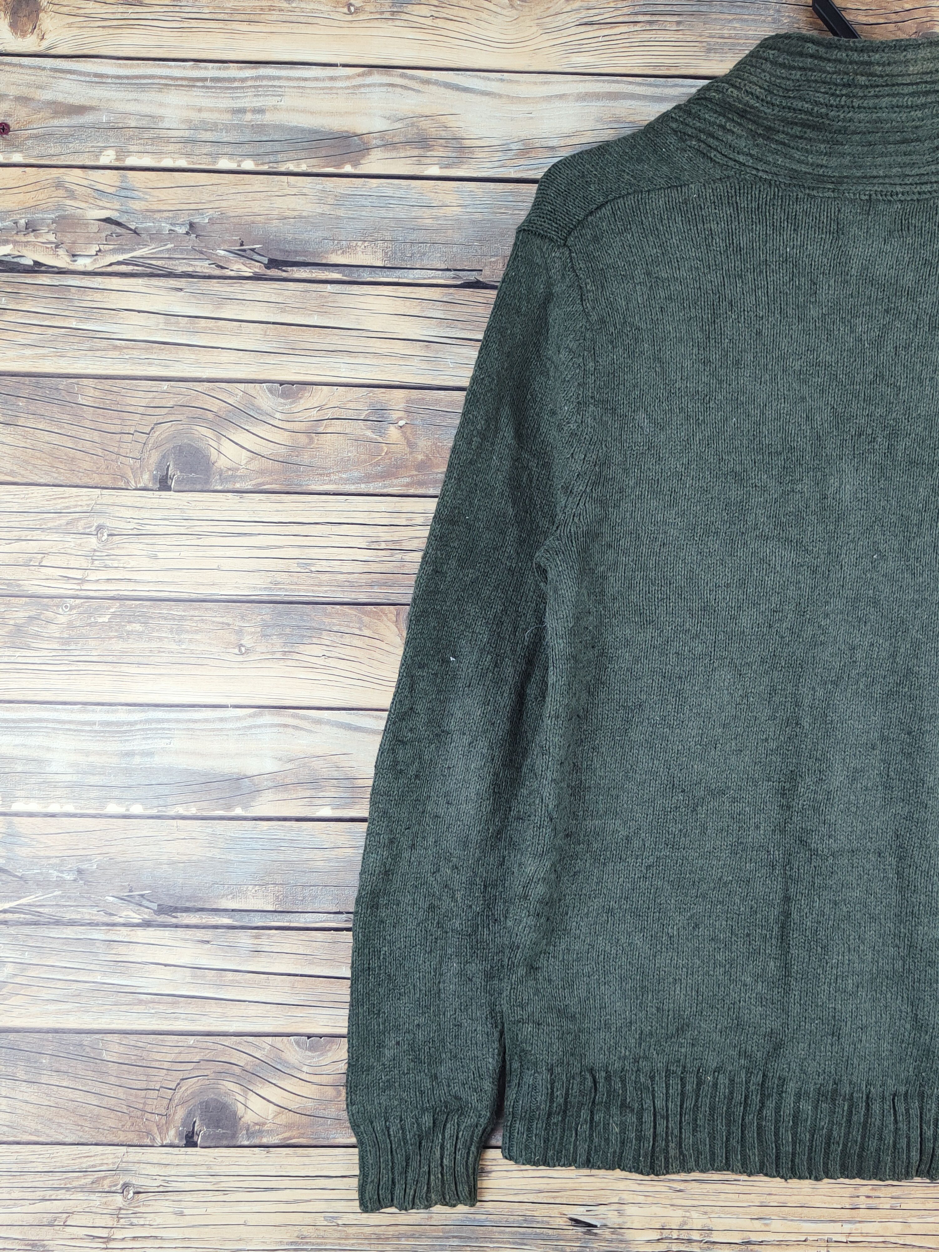 Old Navy Old Navy Dark Green Knitwear Cardigan #W1177 Size US XS / EU 42 / 0 - 8 Thumbnail