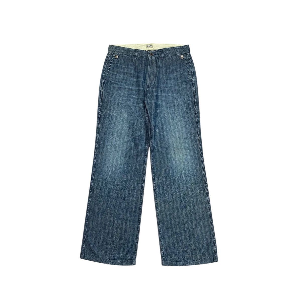 Eternal Eternal Japan Herringbone Denim Military Pants Size US 32 / EU 48 - 1 Thumbnail
