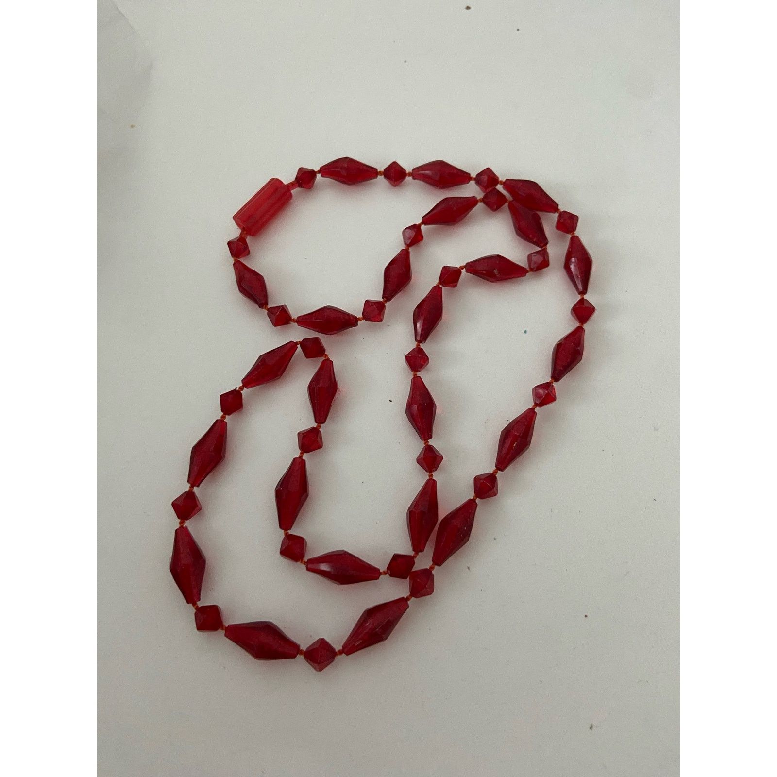 Vintage Vintage red bead necklace Size ONE SIZE - 5 Thumbnail