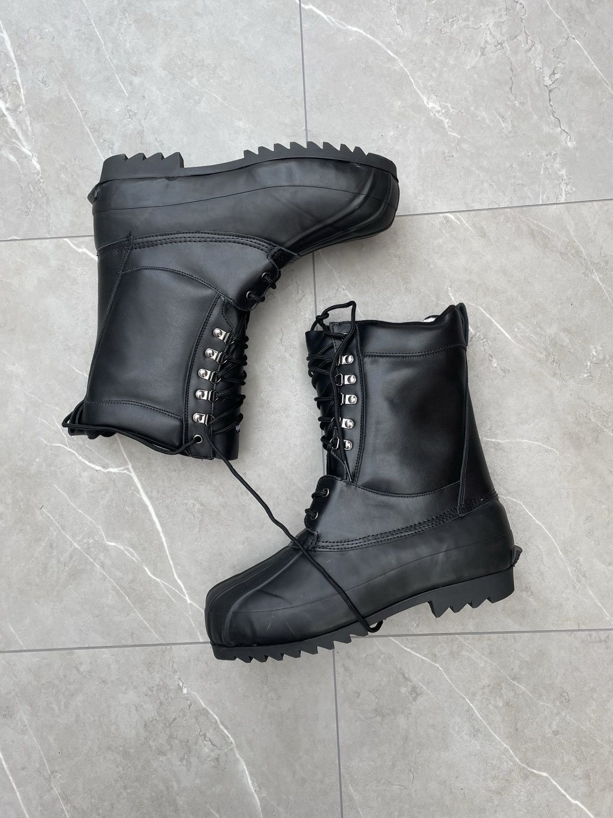 Vintage Military Lined Combat Boots