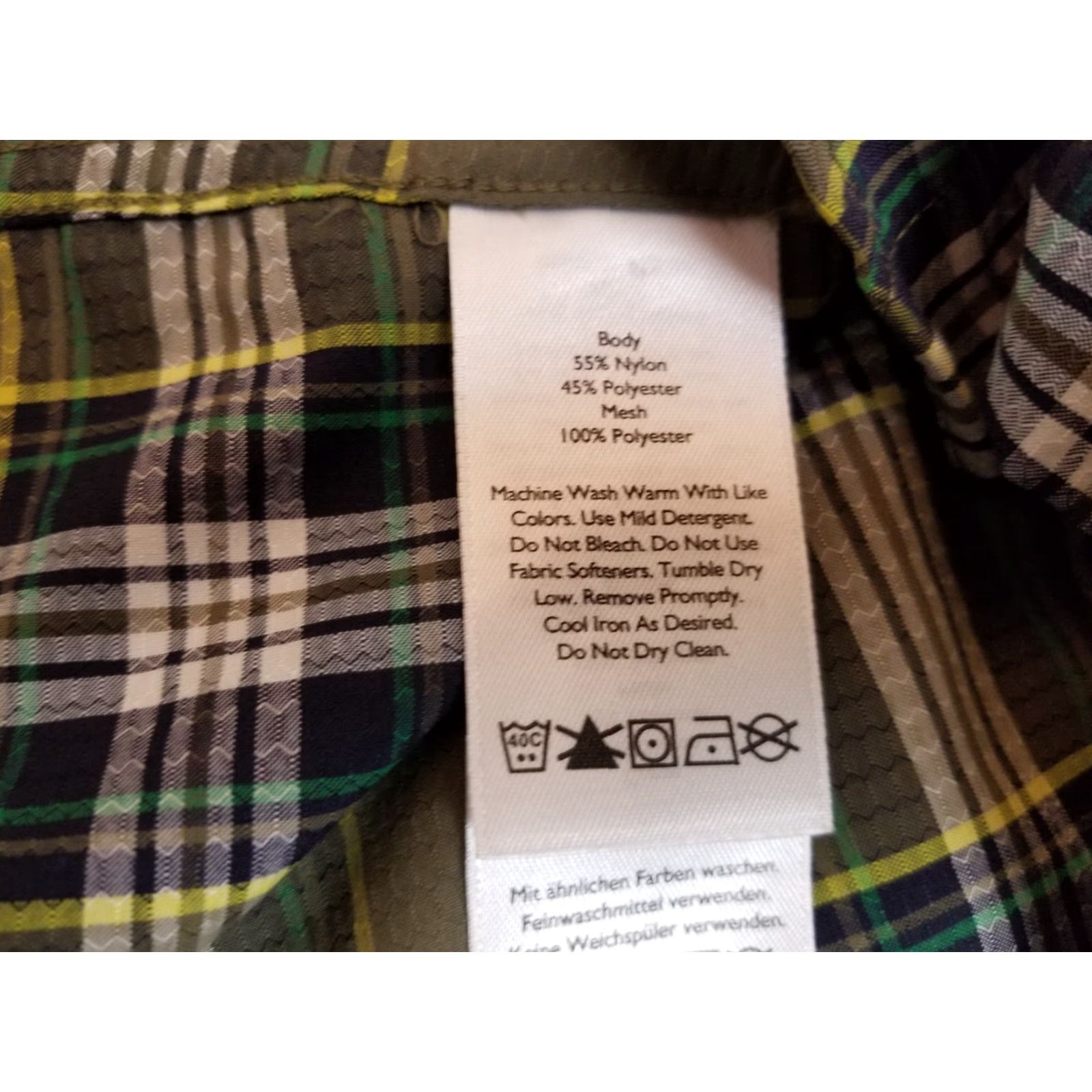 Eddie Bauer VINTAGE Eddie Bauer Shirt Mens XL Green Plaid Classic Fit Performance Blend Size US XL / EU 56 / 4 - 5 Thumbnail