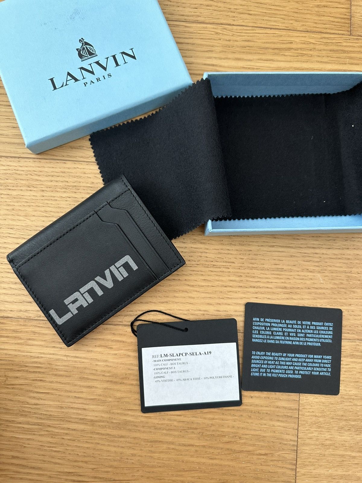 Lanvin Lanvin credit cards holder. Size ONE SIZE - 2 Thumbnail