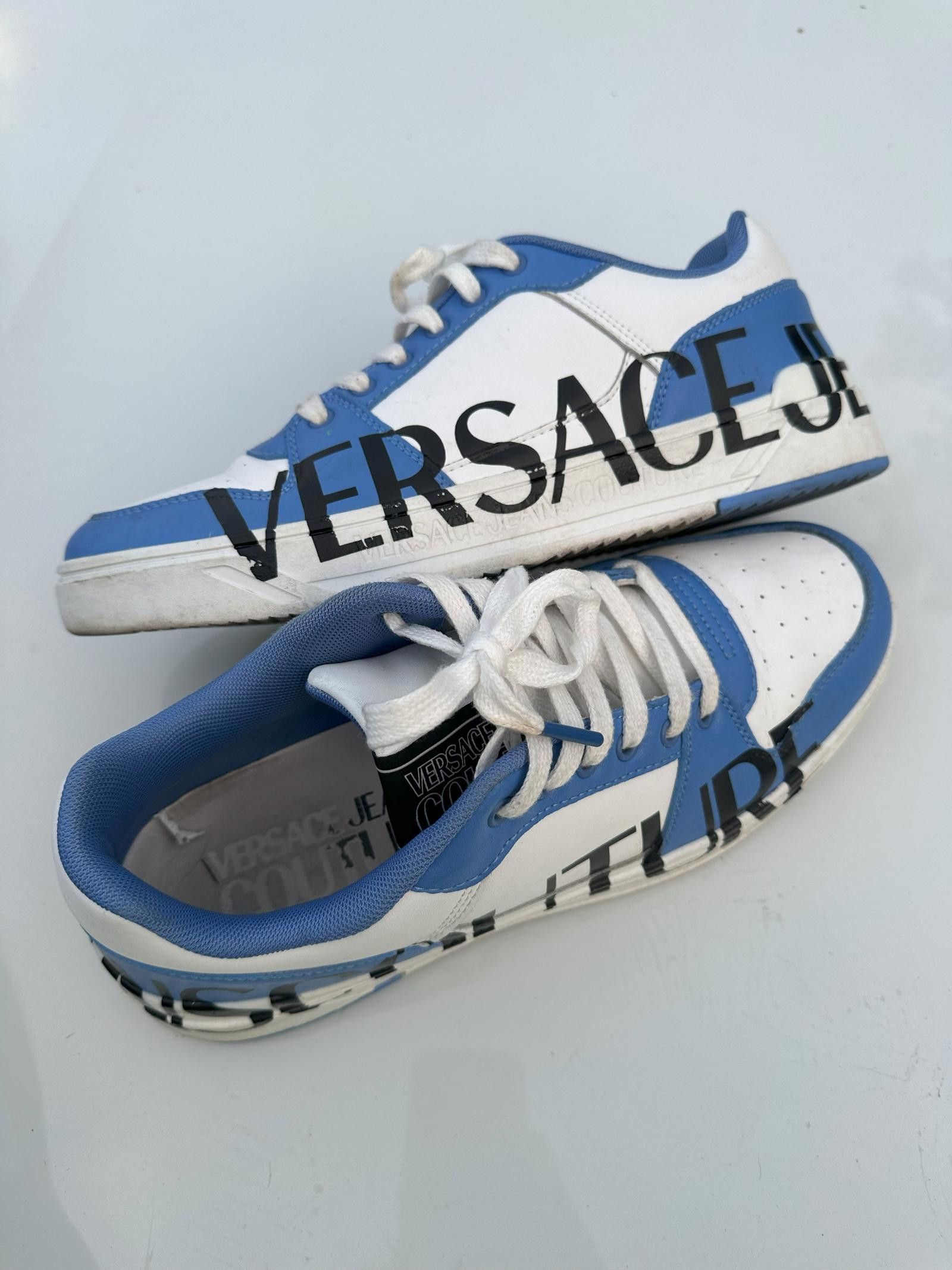 Versace Versace Dunks Blue / White US 10/ EU 43 Size US 10 / EU 43 - 8 Thumbnail