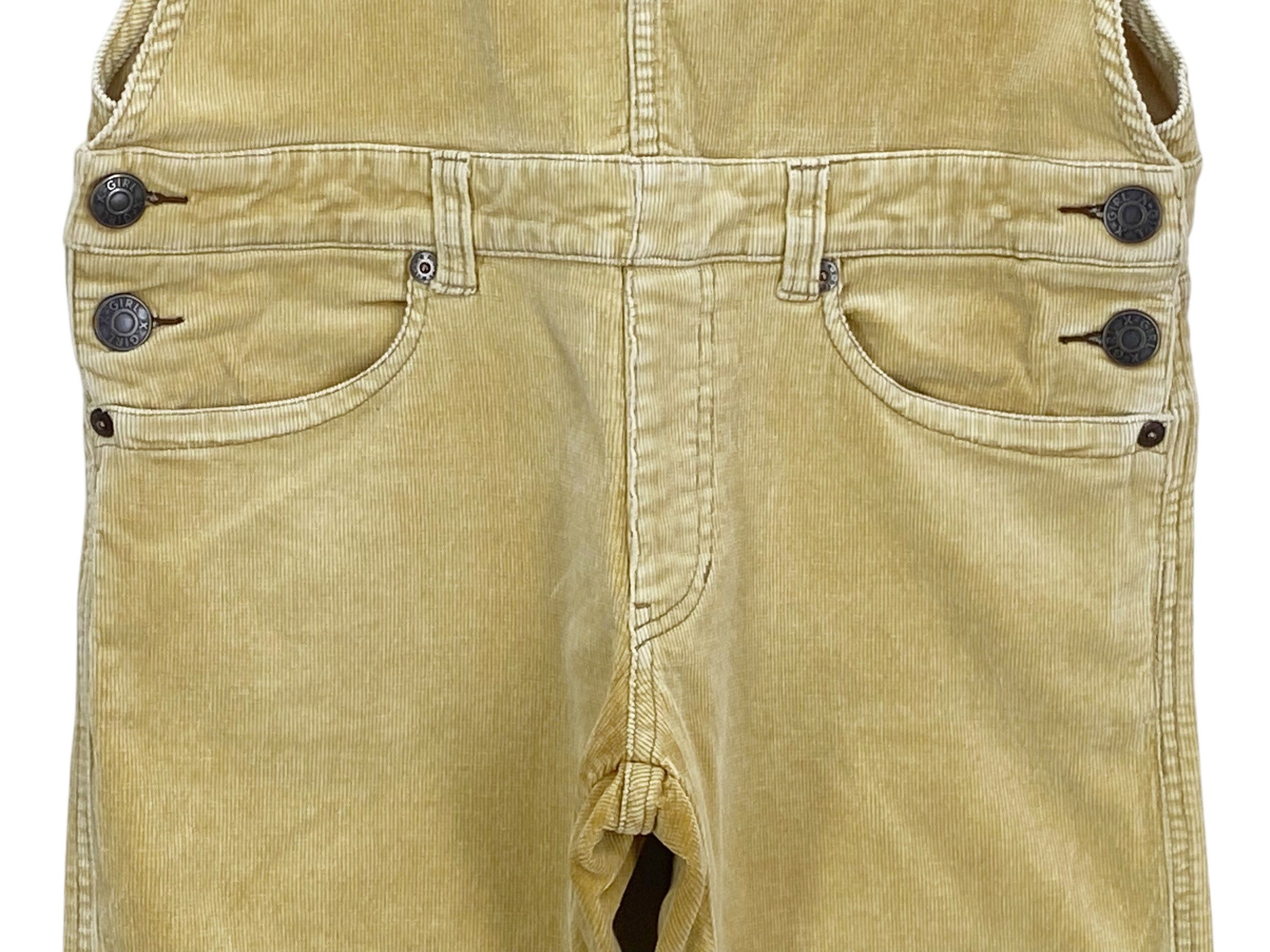 Japanese Brand X-girl Corduroy Bib Overalls Carpenter Jeans Size US 32 / EU 48 - 4 Thumbnail