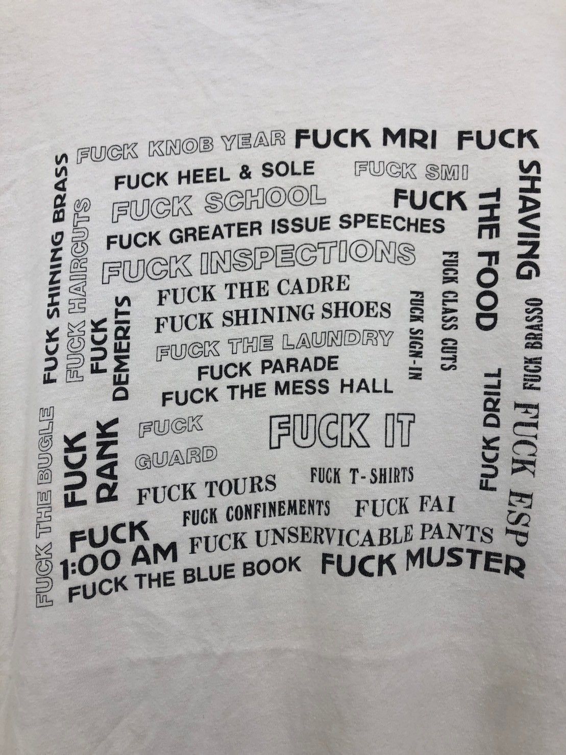 Vintage Vintage 90's FUCK Shirt Fuken CID BN Size US L / EU 52-54 / 3 - 6 Thumbnail