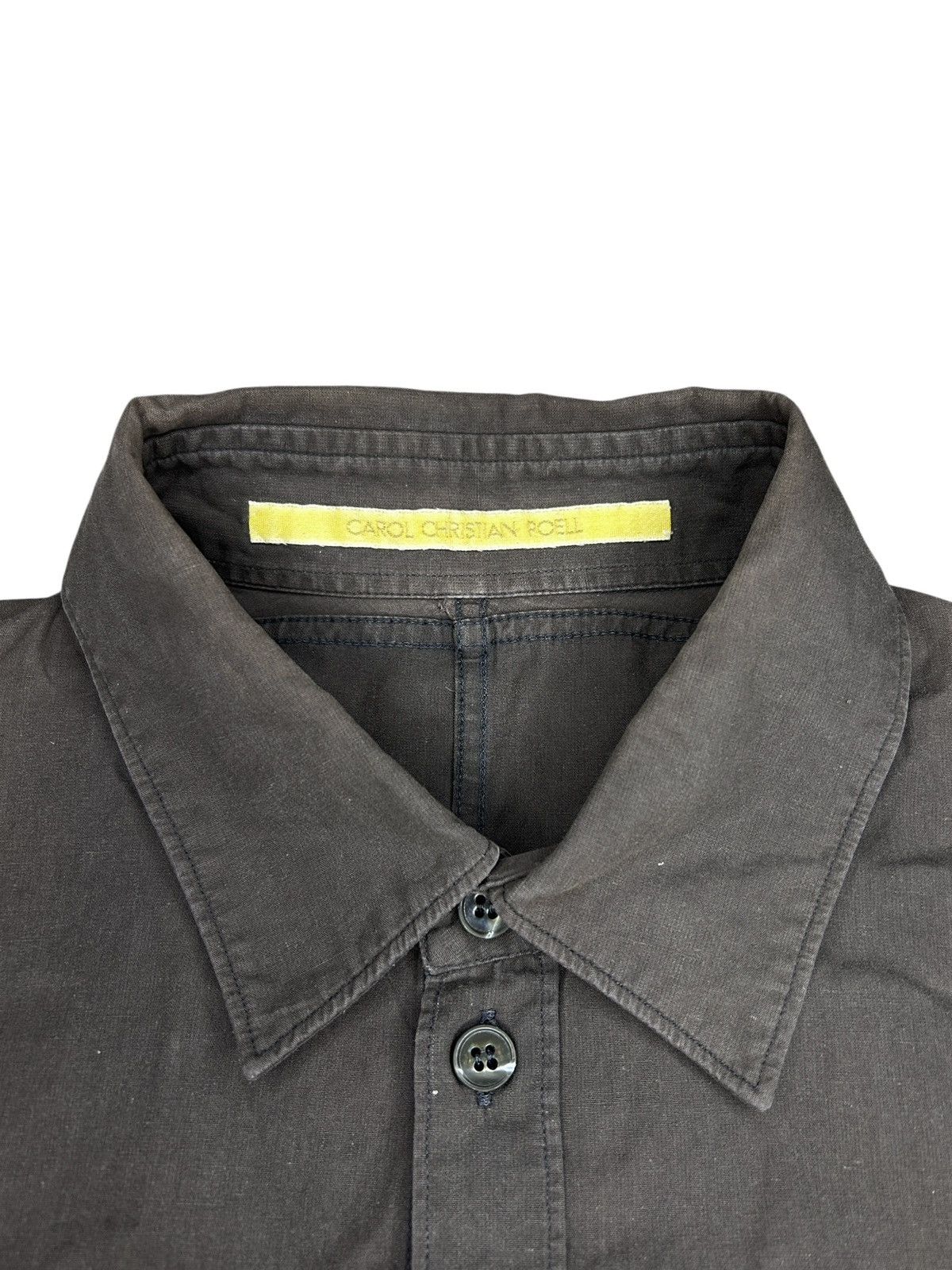Carol Christian Poell 00s Button Up Shirt Size US L / EU 52-54 / 3 - 2 Thumbnail