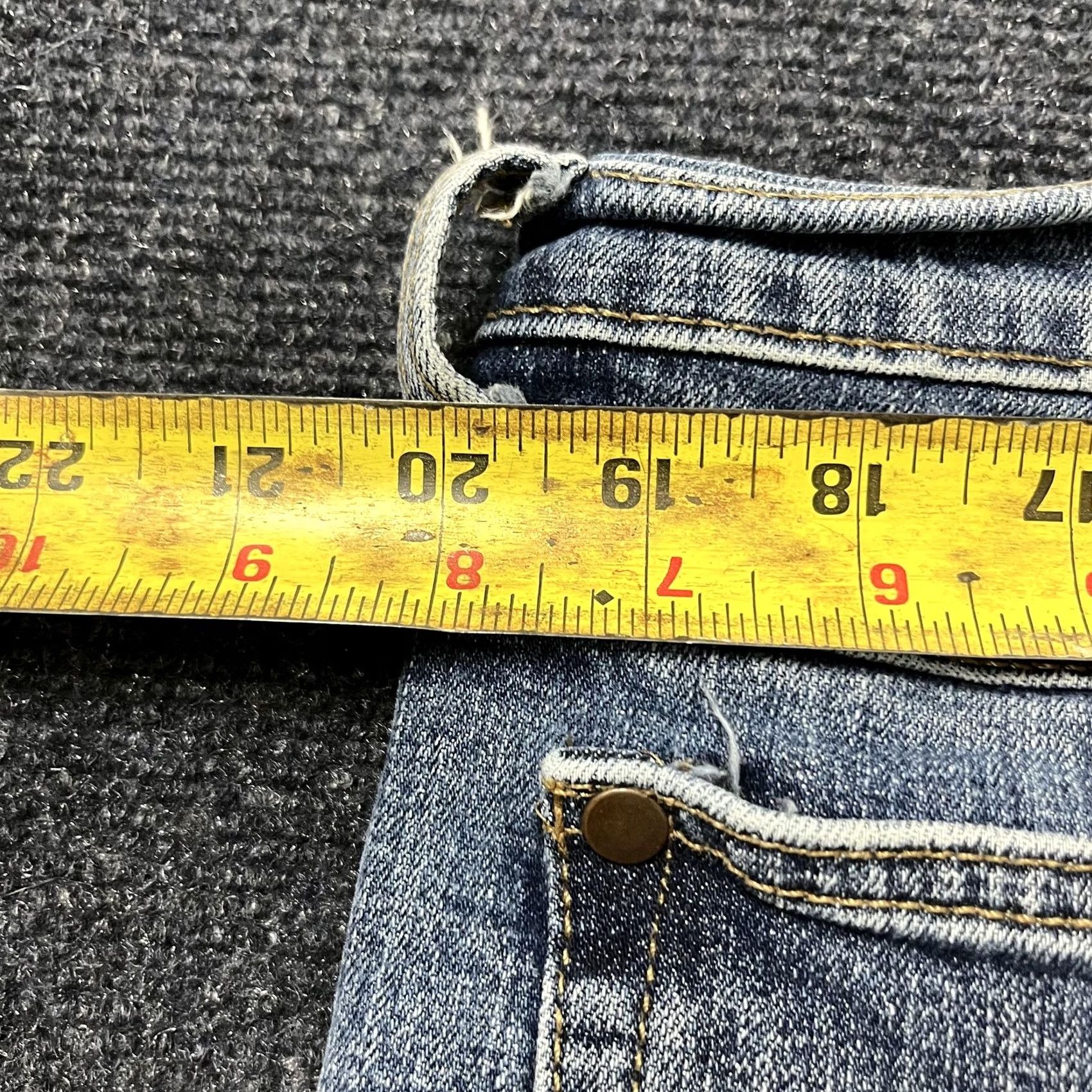 Wrangler Wrangler Jeans Slim Boot Mens Blue Medium Wash Denim Bootcut Western Casual 36 Inseam 30 Zip Pockets Distressed Signature W Size US 36 / EU 52 - 5 Thumbnail