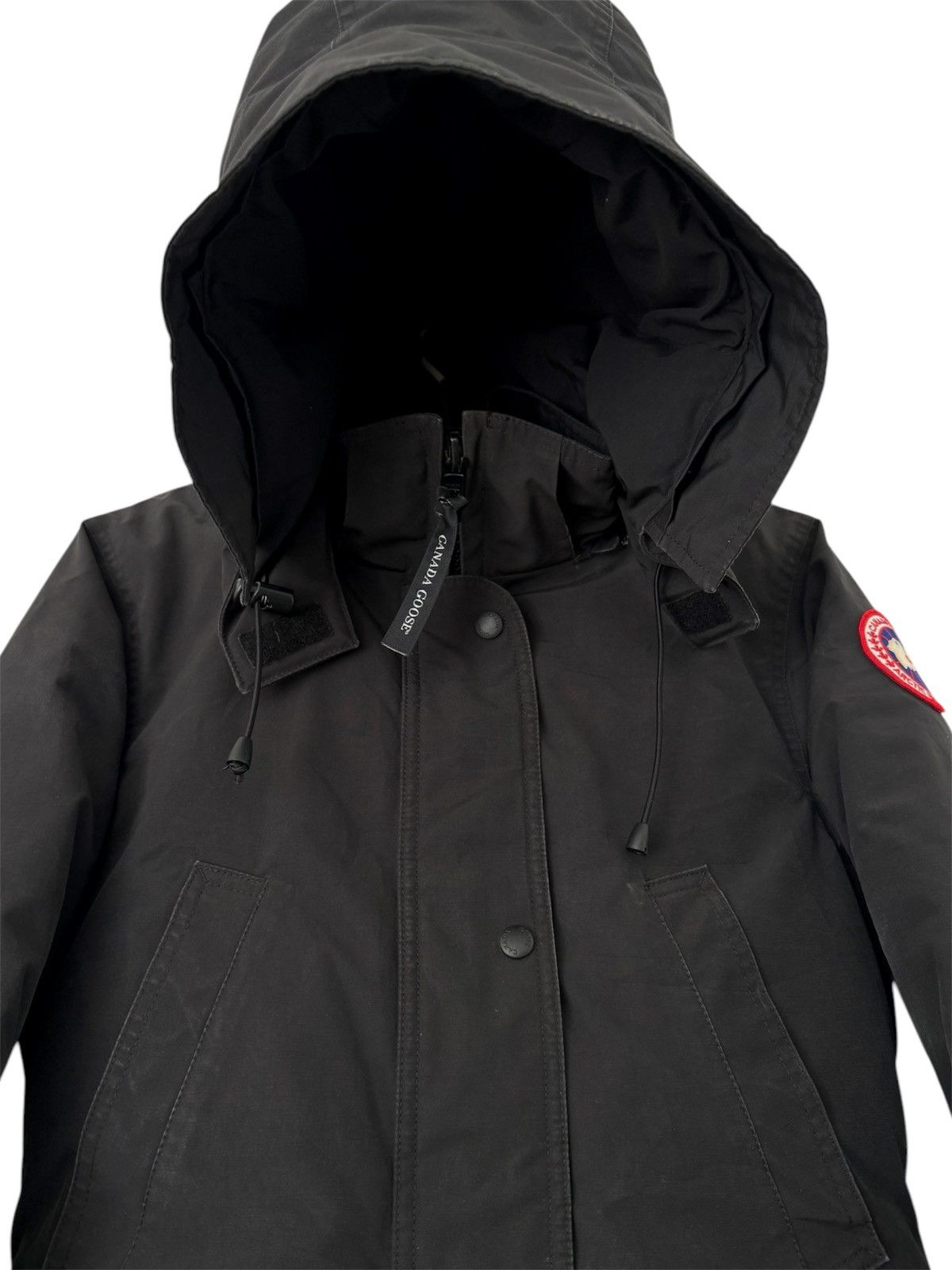 Canada Goose Canada Goose Women Trillium Parka Black Arctic-Tech Shell Size XS / US 0-2 / IT 36-38 - 3 Thumbnail