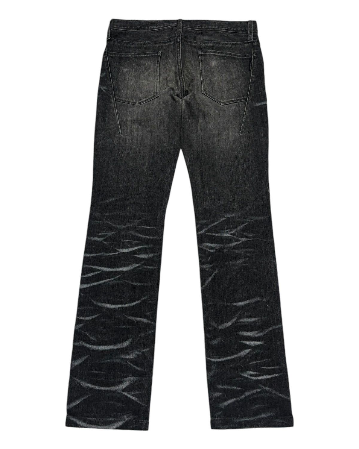 Neil Barrett SS2014🔥BLACK BARRETT WHISKERS DENIM BY NEIL BARRETT JEANS Size US 30 / EU 46 - 2 Thumbnail