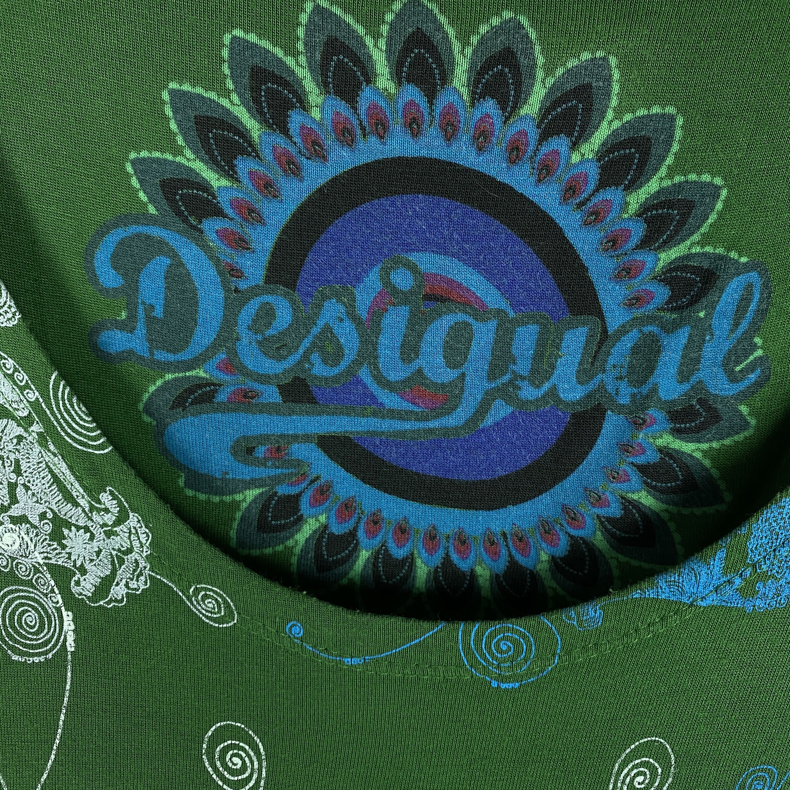 Desigual Desigual Dress Women's Size L Multicolor Short Sleeve Size L / US 10 / IT 46 - 4 Thumbnail