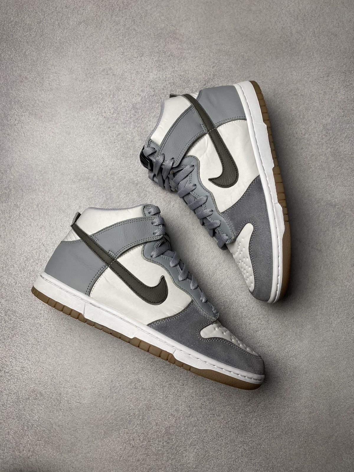 Nike 🔥RARE🔥 1 OF 1 Nike Dunk ID Low sneakers grey / white US8 Size US 8 / EU 41 - 3 Thumbnail
