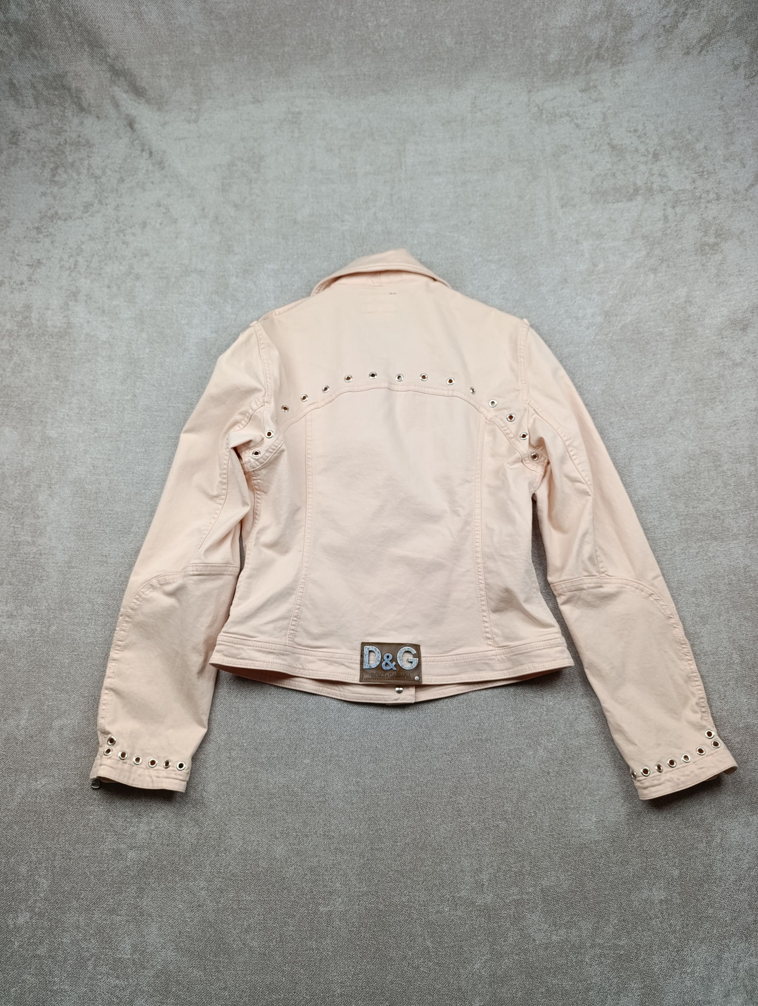 Dolce & Gabbana Vintage D&G Dolce & Gabbana Y2K Moto Biker Jacket Womens Size M / US 6-8 / IT 42-44 - 2 Thumbnail