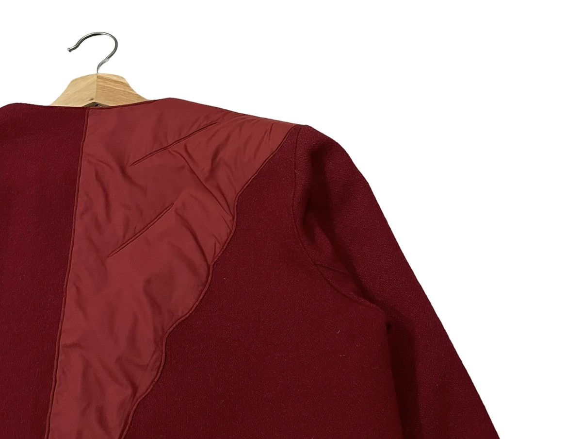 Issey Miyake Vintage 80’s Issey Miyake Wool Buttonless Jacket Size L / US 10 / IT 46 - 10 Thumbnail