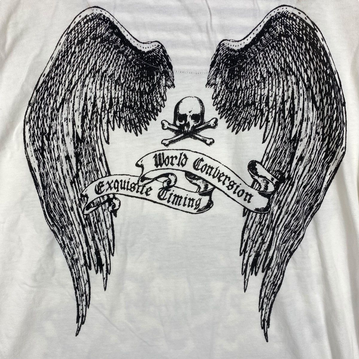 Japanese Brand Japanese Brand DEFECTIVE STRUCT Punk Skull Long Sleeve Tee Size US L / EU 52-54 / 3 - 6 Thumbnail