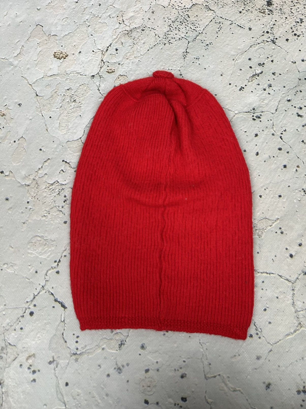 Vintage Vintage Red Balaclava Winter Wool Made in France 90s 80s Size ONE SIZE - 4 Thumbnail