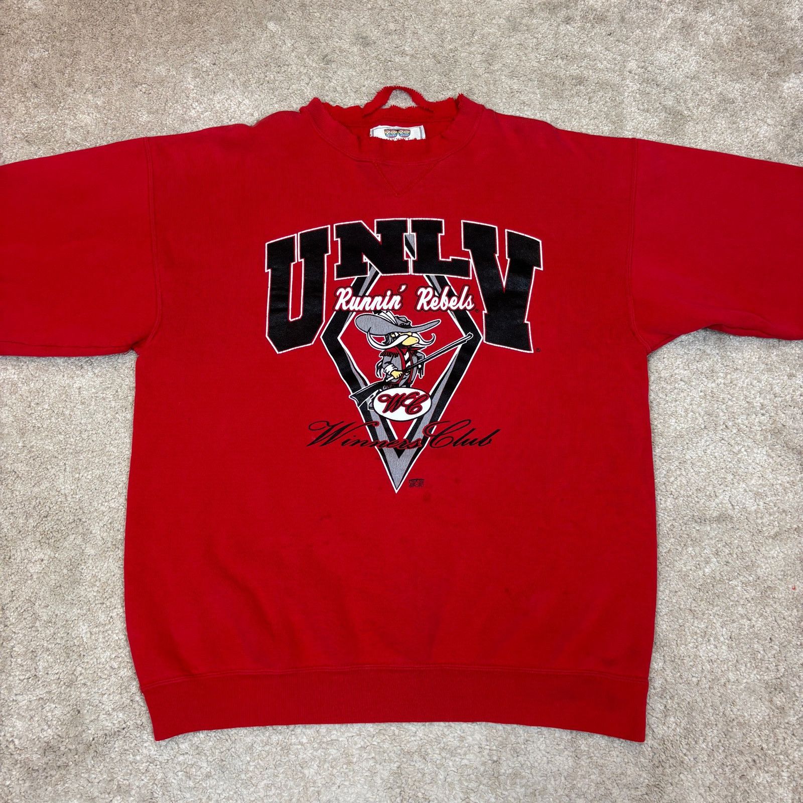 Vintage Vintage 90s UNLV University Las Vegas Sweatshirt Men's Large Size US L / EU 52-54 / 3 - 2 Thumbnail
