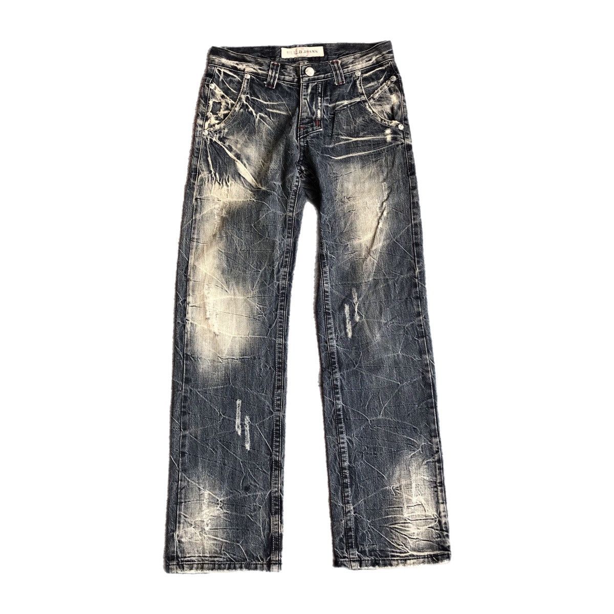 Japanese Brand Kello distressed fading jeans lgb if six was nine style Size US 32 / EU 48 - 3 Thumbnail