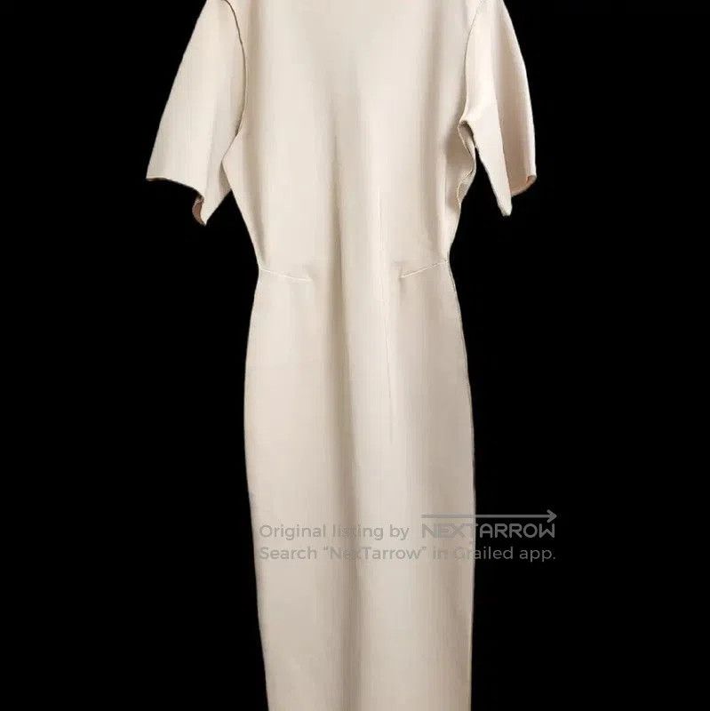 Max Mara MaxMara Khaki Midi Dress for Women . Size XS / US 0-2 / IT 36-38 - 5 Thumbnail