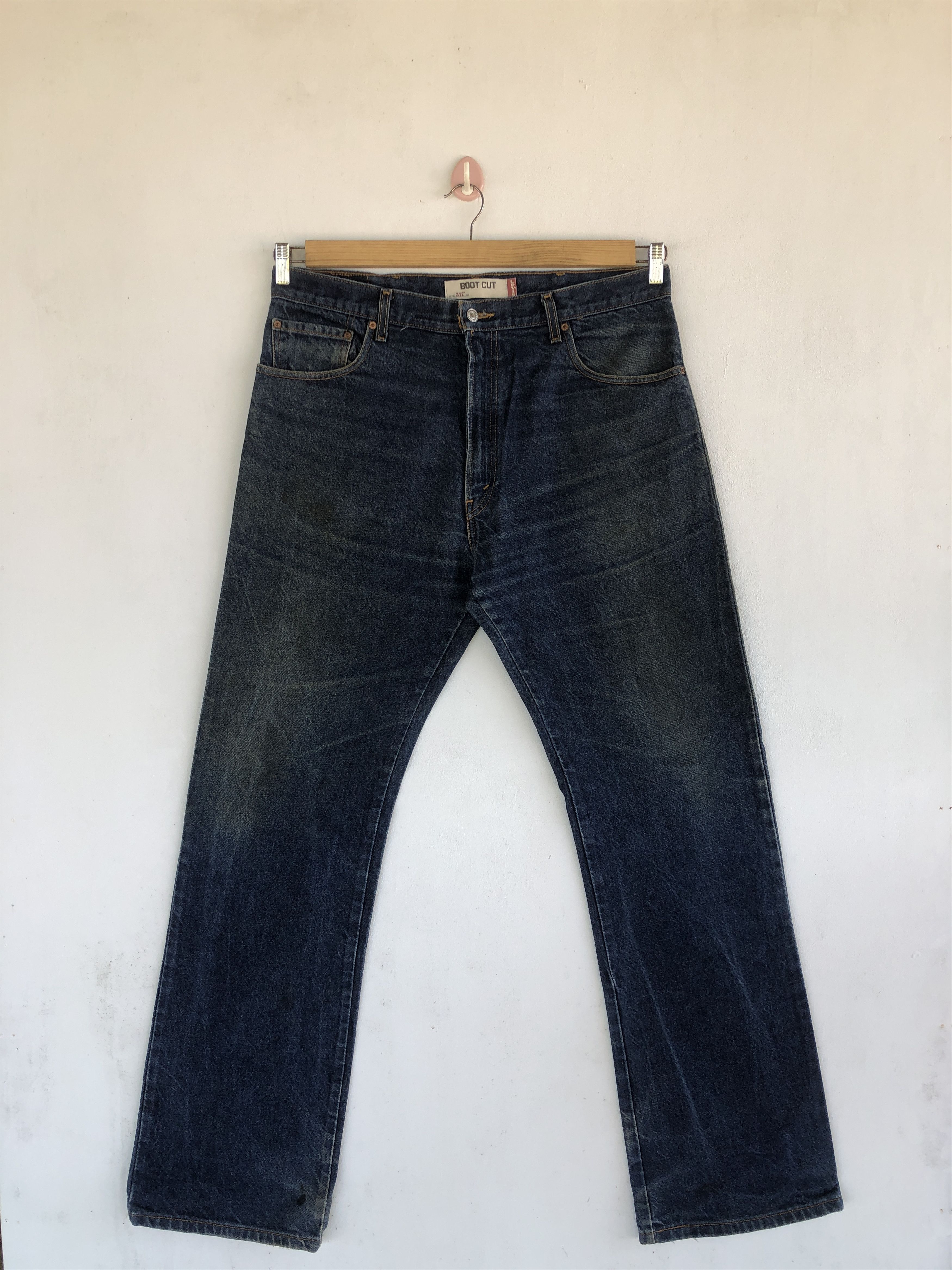 Vintage Levi's 517 Jeans Boot Cut Flare Denim Wide Leg Pants