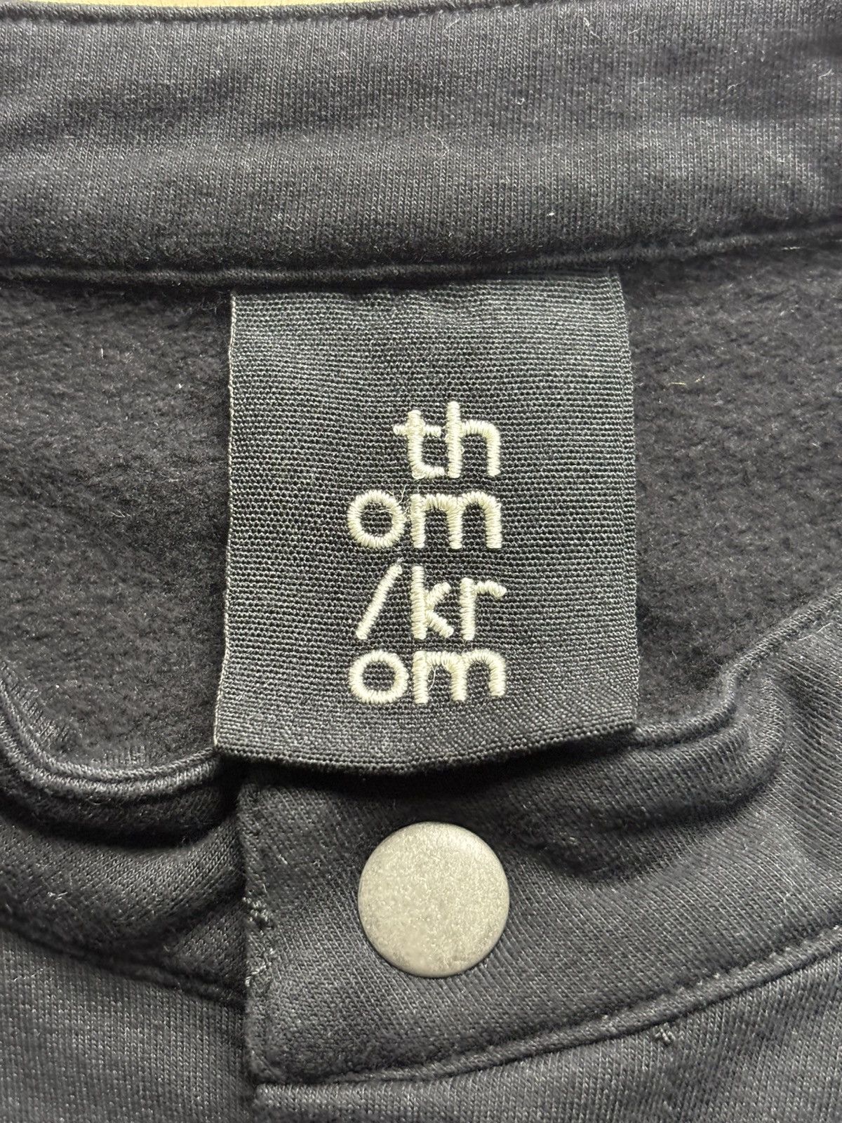 Thom Krom Cross Stitch Moto Jacket Size US S / EU 44-46 / 1 - 10 Thumbnail