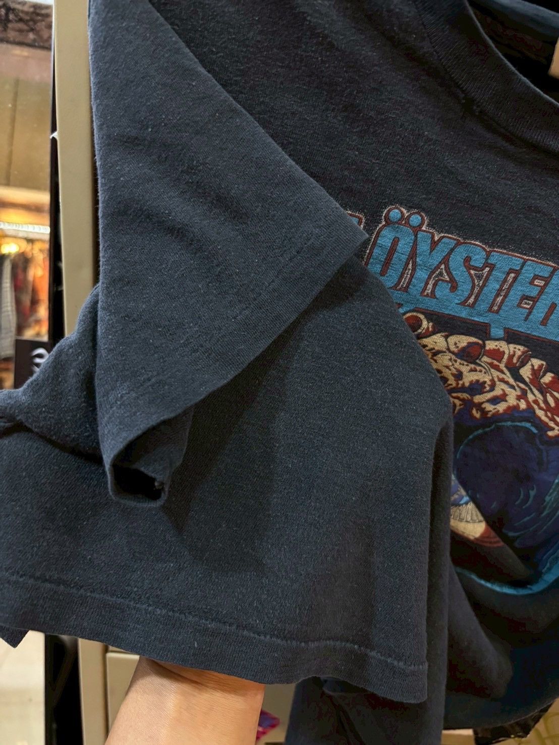 Band Tees Vintage Blue oyster 80’s Size US L / EU 52-54 / 3 - 3 Thumbnail