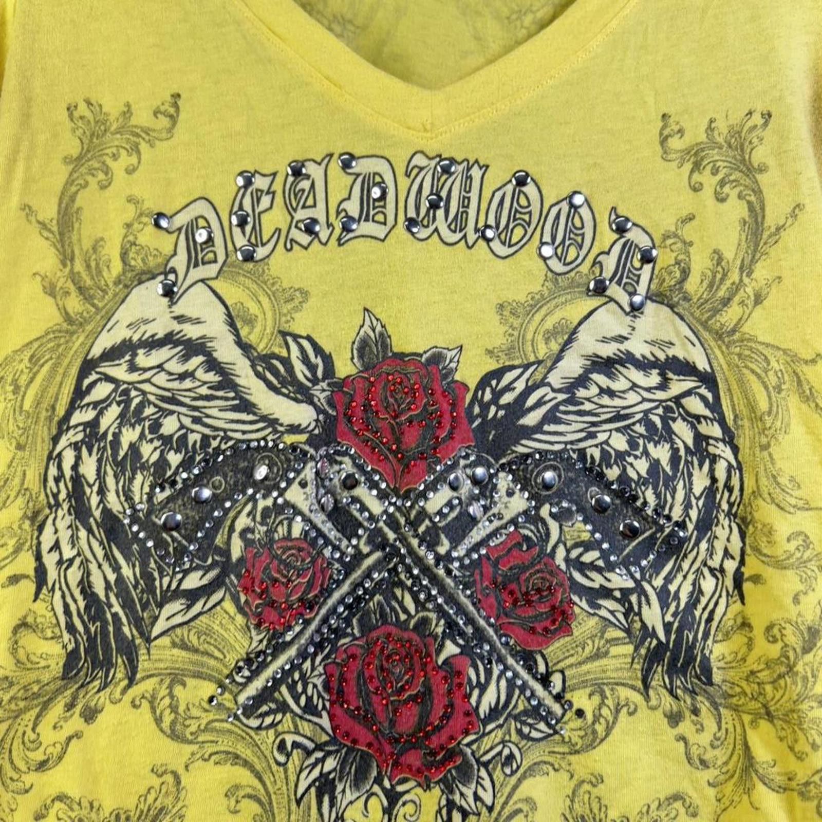 Other VTG LA Base Deadwood Grunge Skater Tee Size Small Size S / US 4 / IT 40 - 6 Thumbnail