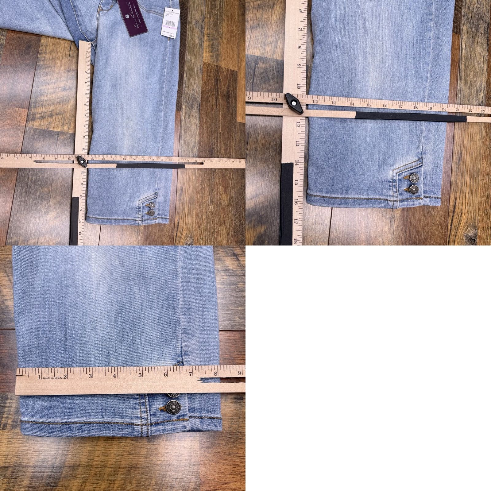 Gloria Vanderbilt Gloria Vanderbilt Kaia Skimmer Jeans Womens 6 Sanibel Mid Rise Stretch New Size 28" / US 6 / IT 42 - 9 Thumbnail