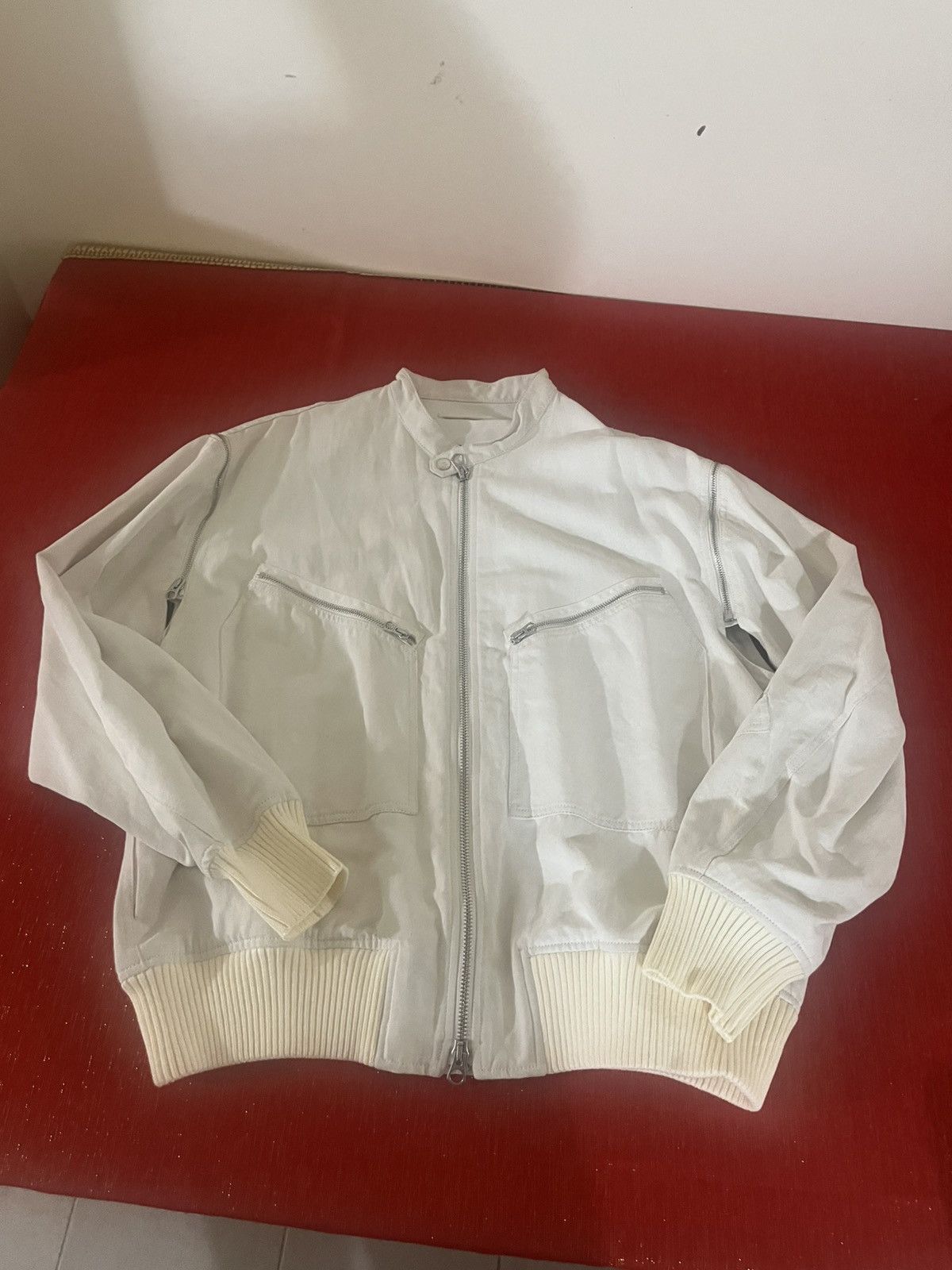 Jil Sander Jil Sander Men’s Multi-Zip Flight Jacket Sz 52 Size US L / EU 52-54 / 3 - 14 Thumbnail