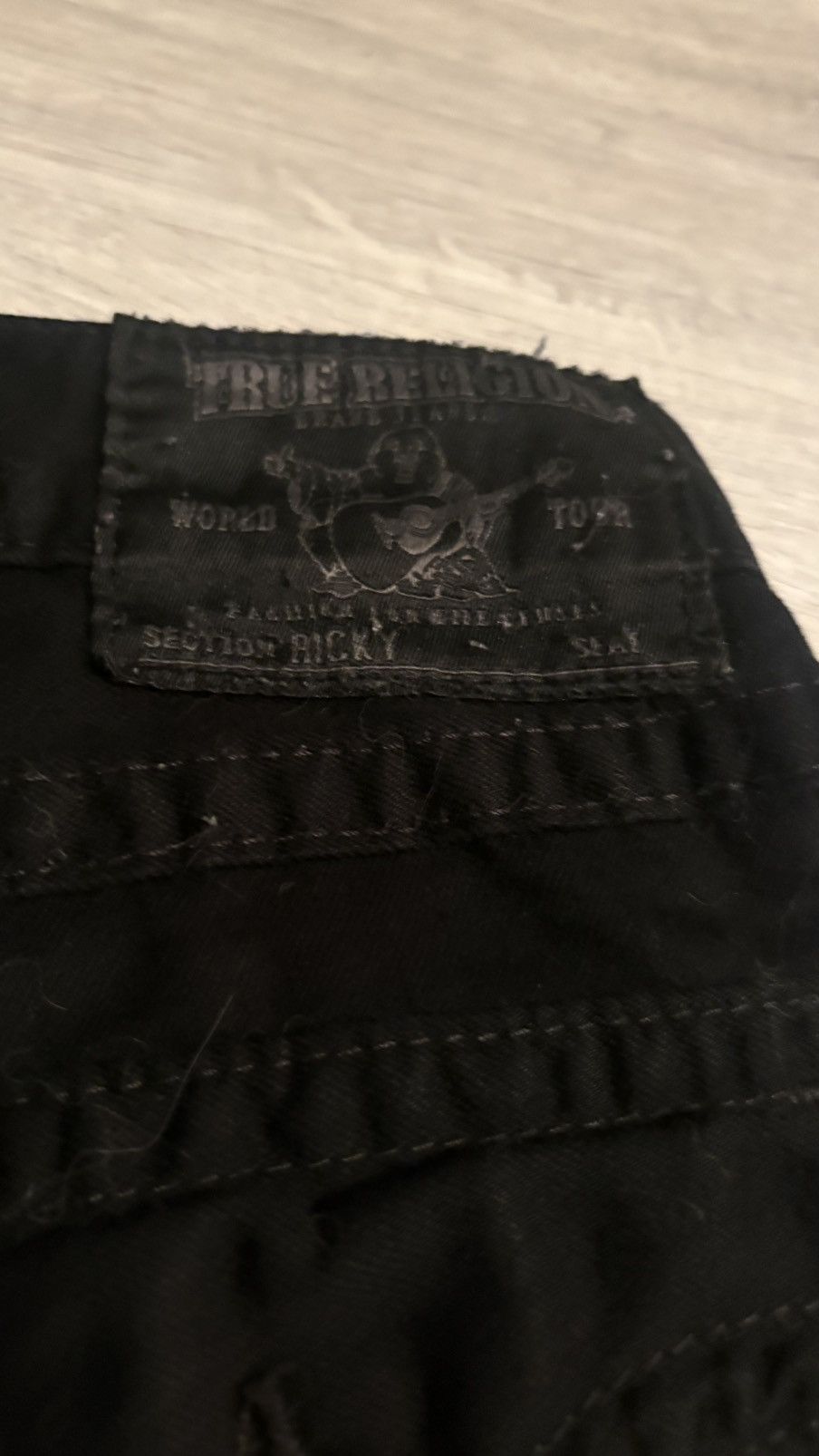 True Religion True religion black ricky jeans Size US 34 / EU 50 - 2 Thumbnail