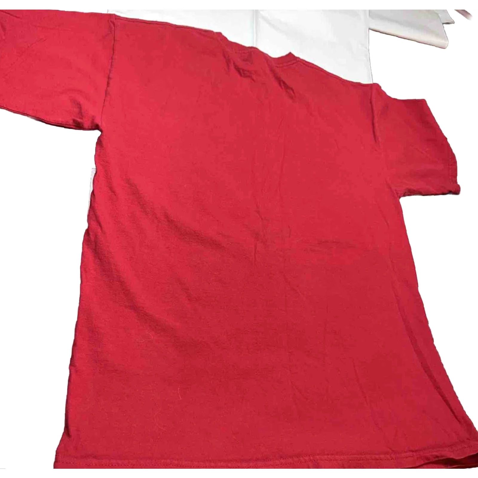 Obey VINTAGE OBEY T-SHIRT RED Propaganda Big WHITE Front graphics Mens Cotton LARGE L Size US L / EU 52-54 / 3 - 7 Thumbnail