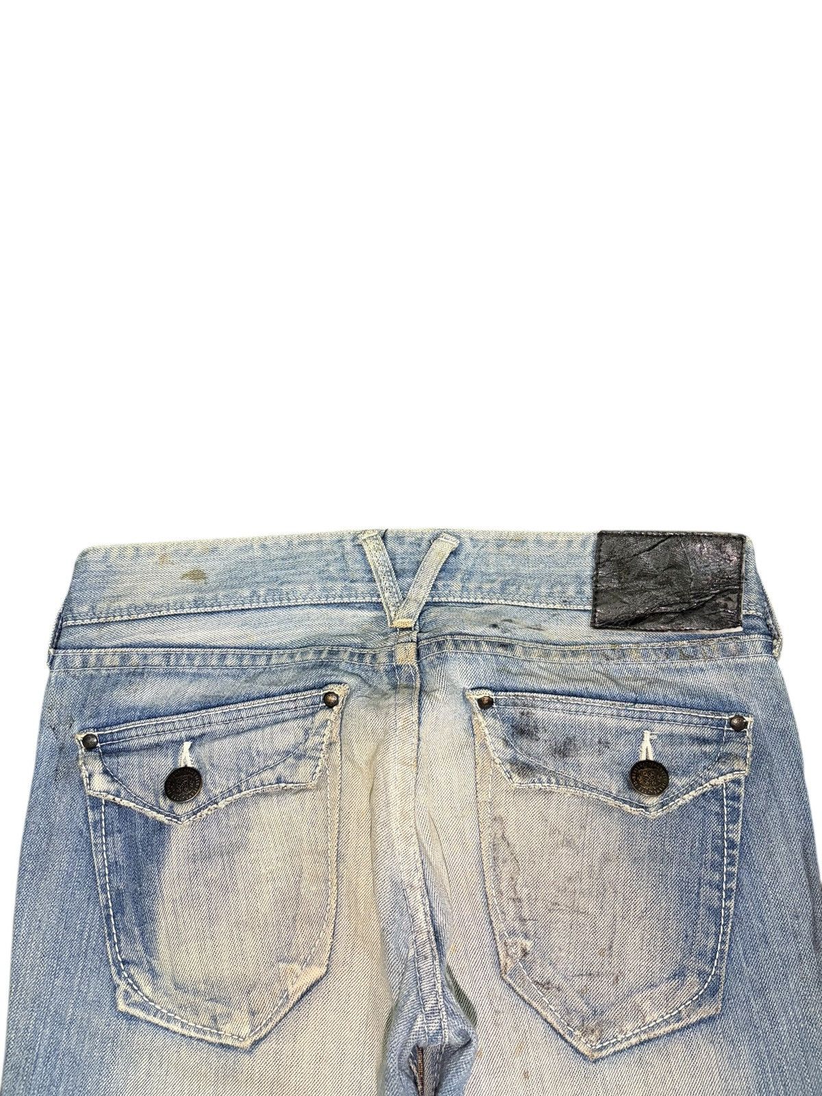 Vanquish Vintage Japanese Vanquish Distressed Flare Jeans Size 30" / US 8 / IT 44 - 4 Thumbnail