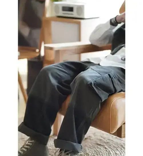Other 2019A/W Simple Blue Japan Olive Patchwork Corduroy Pants Size US 32 / EU 48 - 2 Thumbnail