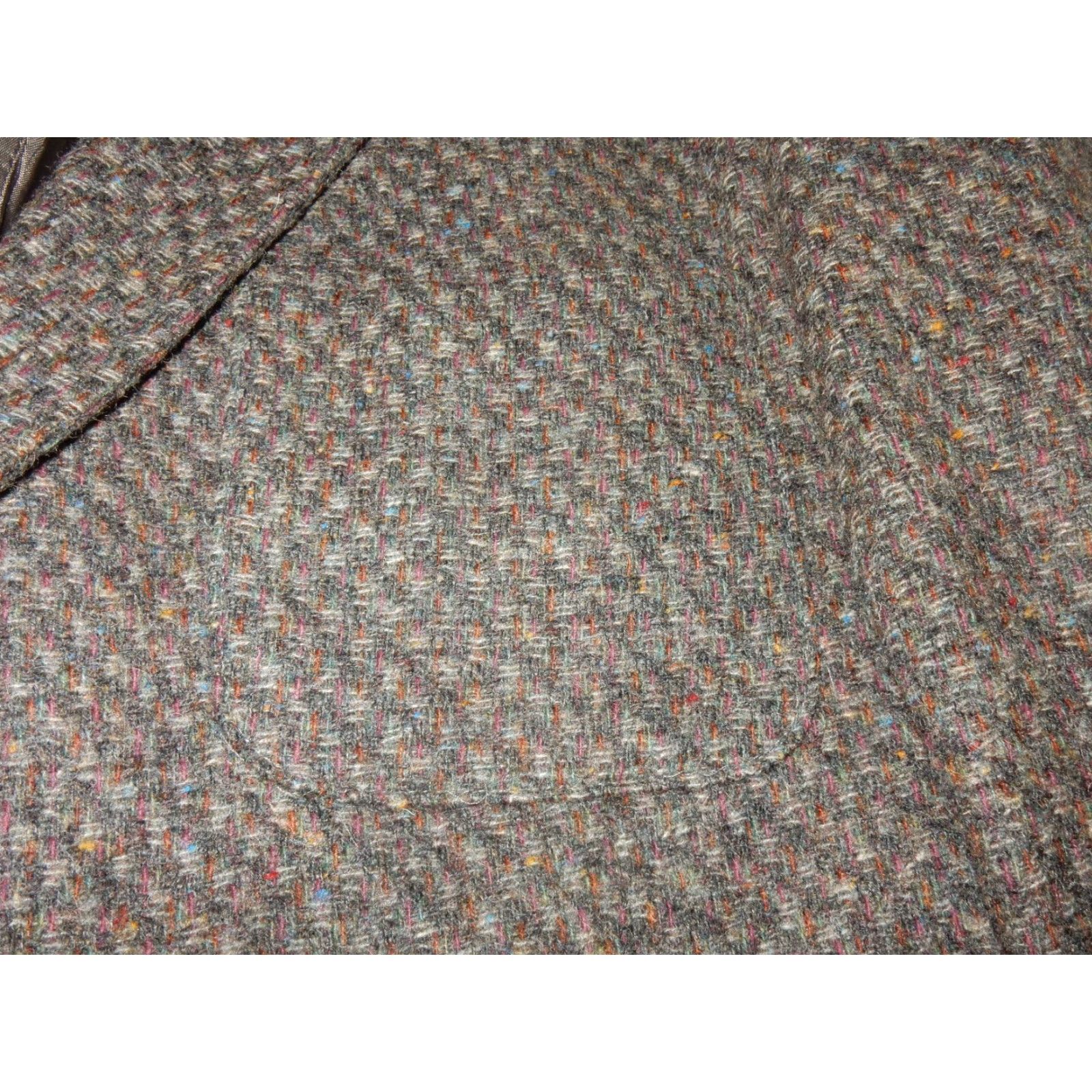 Levi's VINTAGE Levi's Men's Blazer Jacket Wool Tweed Size 46R Gray 90s Formal Coat Size 46R - 7 Thumbnail