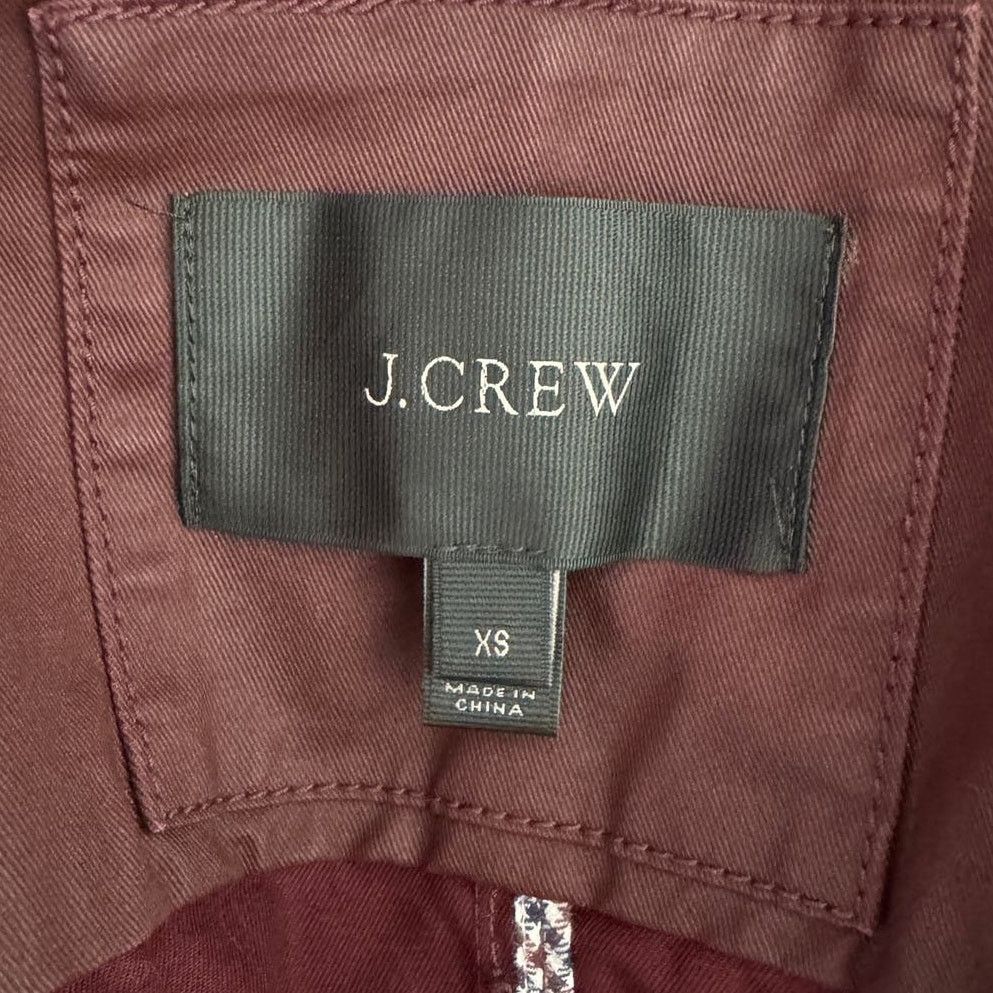 J.Crew J. Crew waxed cotton Downtown Field Jacket burgundy size XS Size XS / US 0-2 / IT 36-38 - 7 Thumbnail