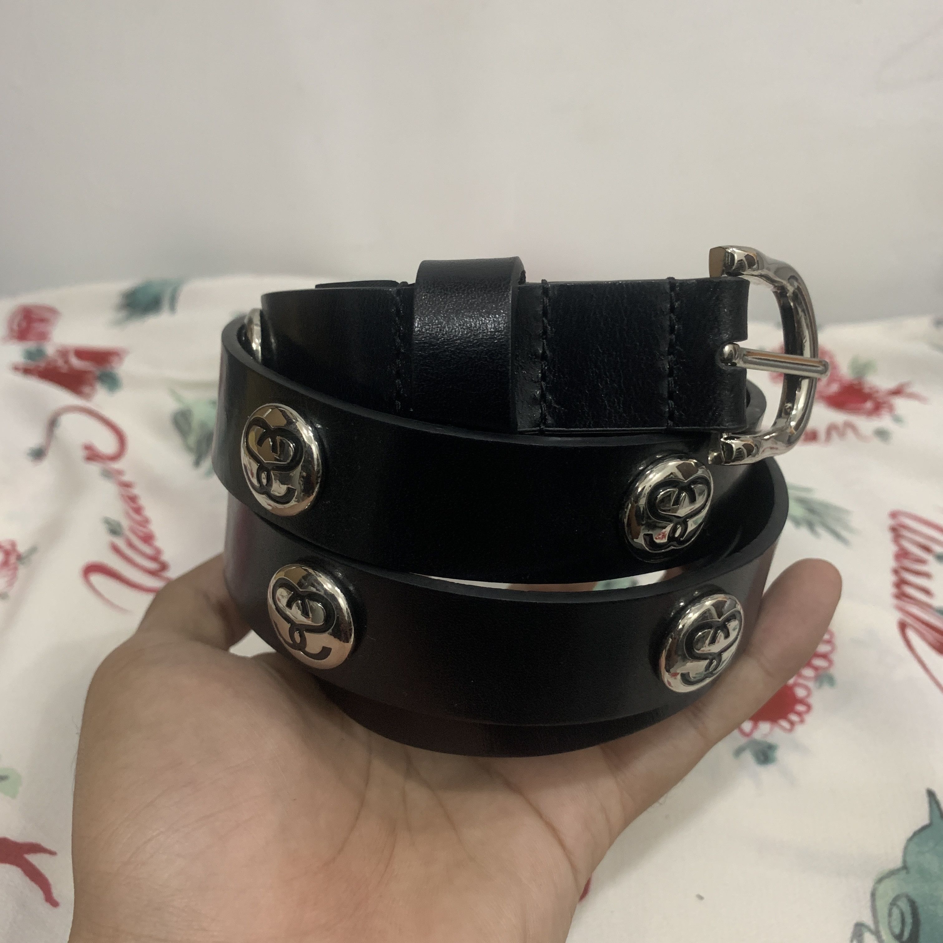 Stussy Stussy SS Link Cowboy Belt in Black Leather | Grailed